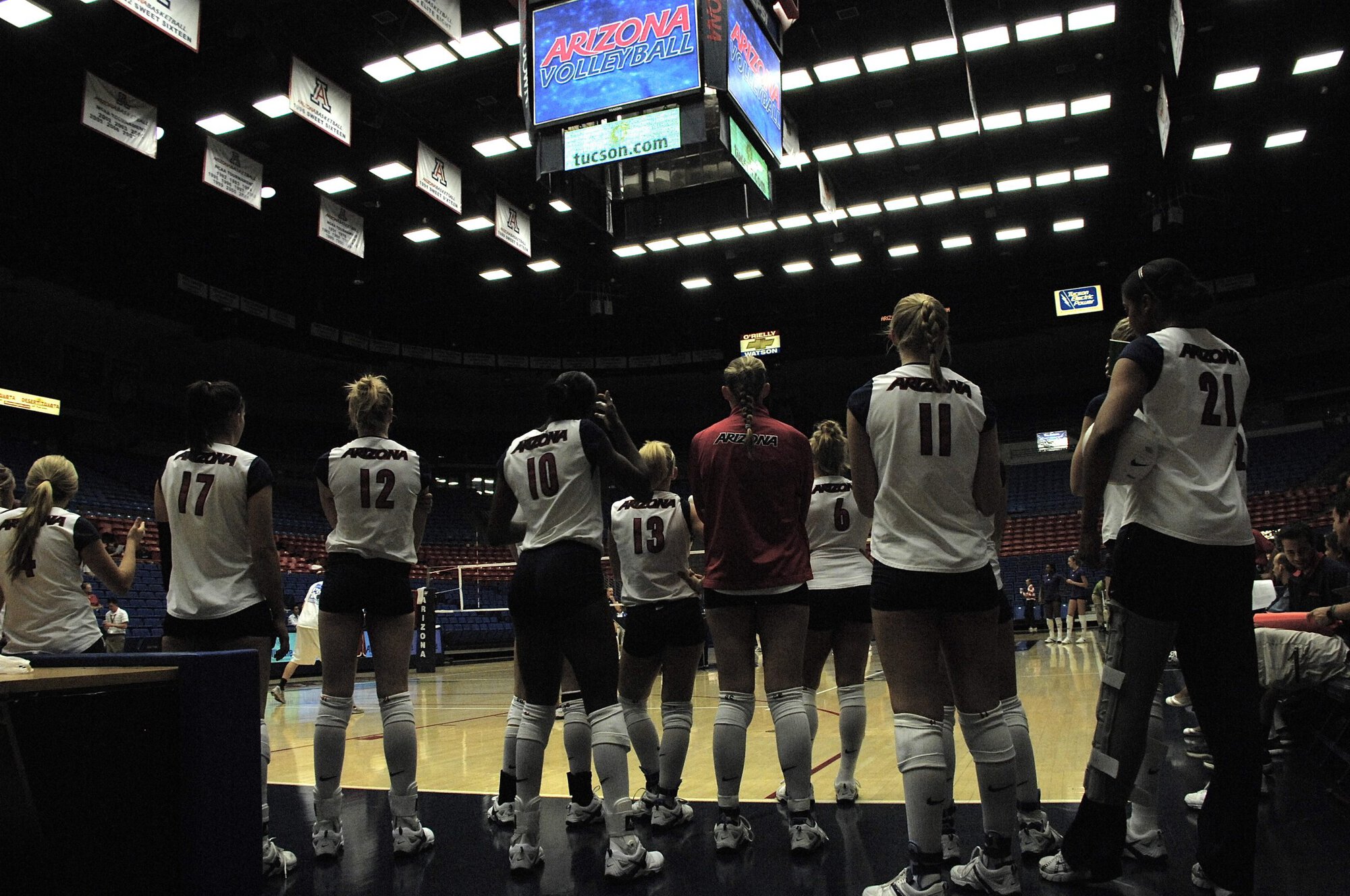UA Volleyball vs Washington State 11-01-07