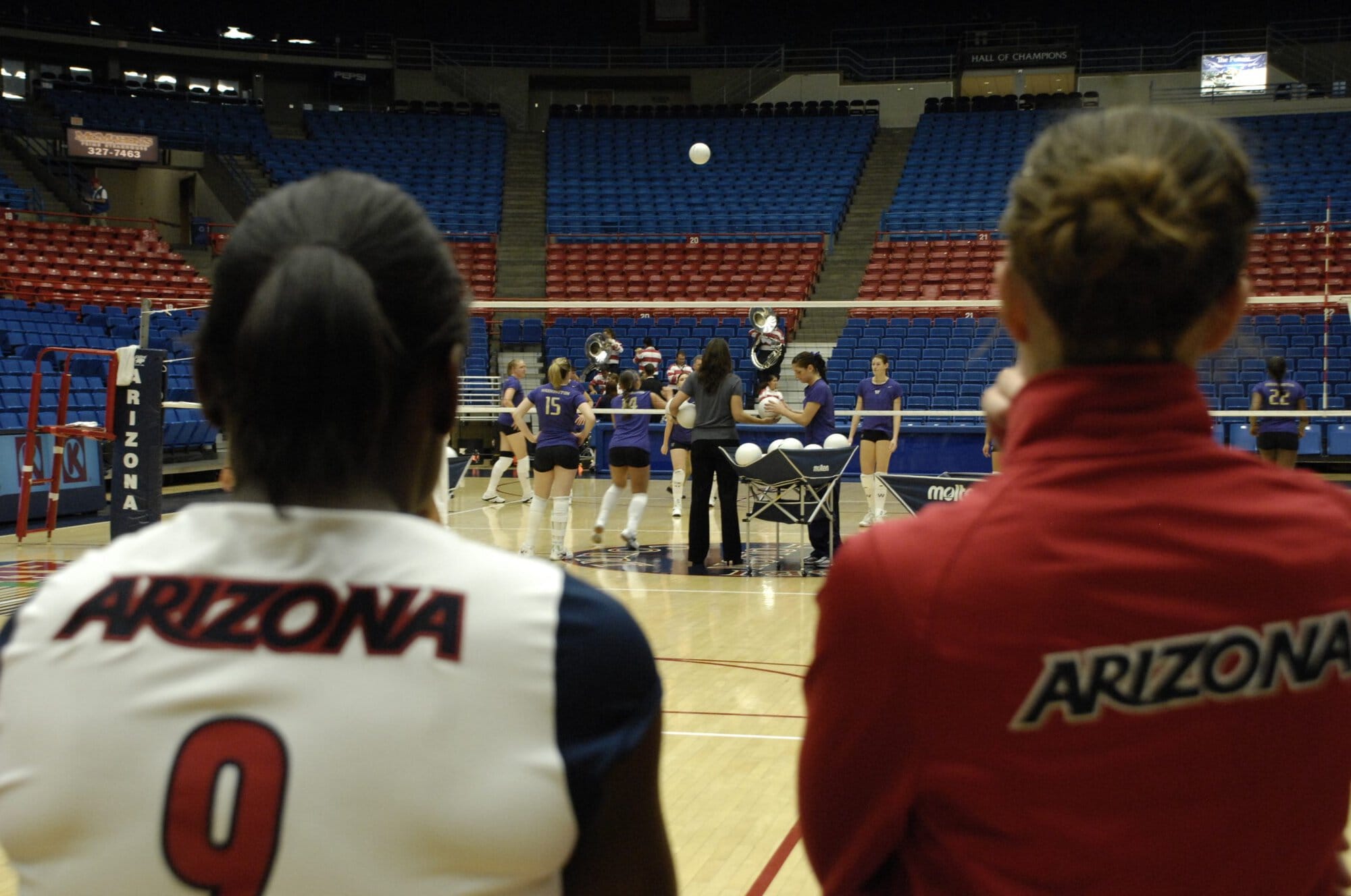 UA Volleyball vs Washington State 11-01-07