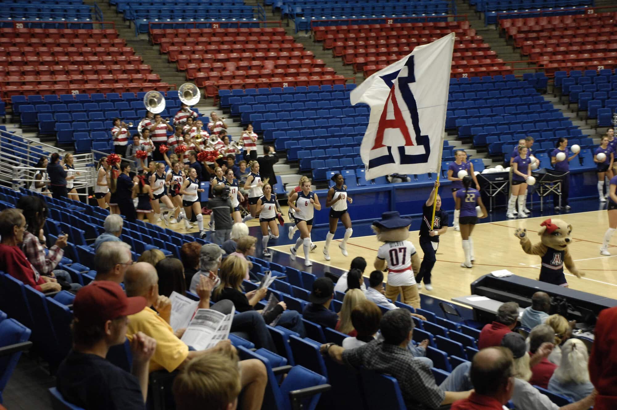 UA Volleyball vs Washington State 11-01-07