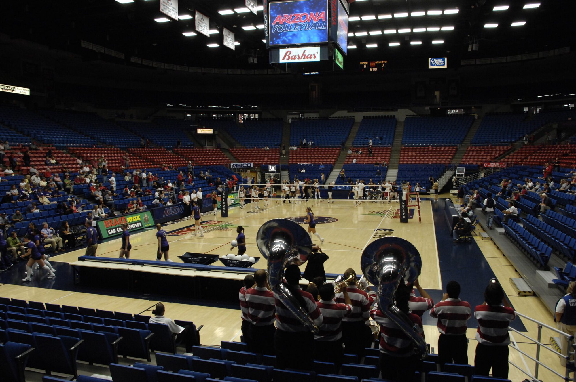 UA Volleyball vs Washington State 11-01-07