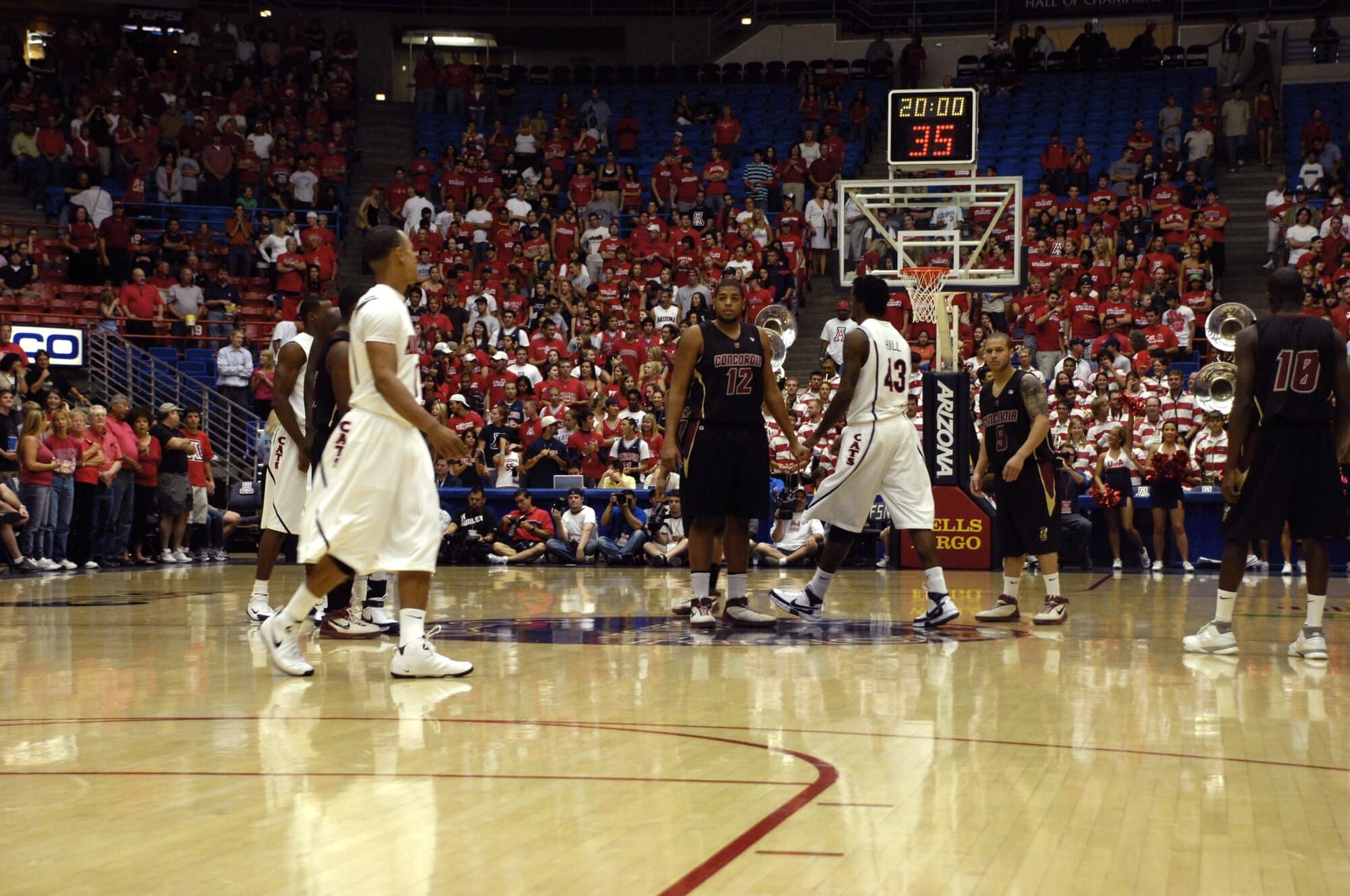 UA vs Concordia Basketball 11-04-07