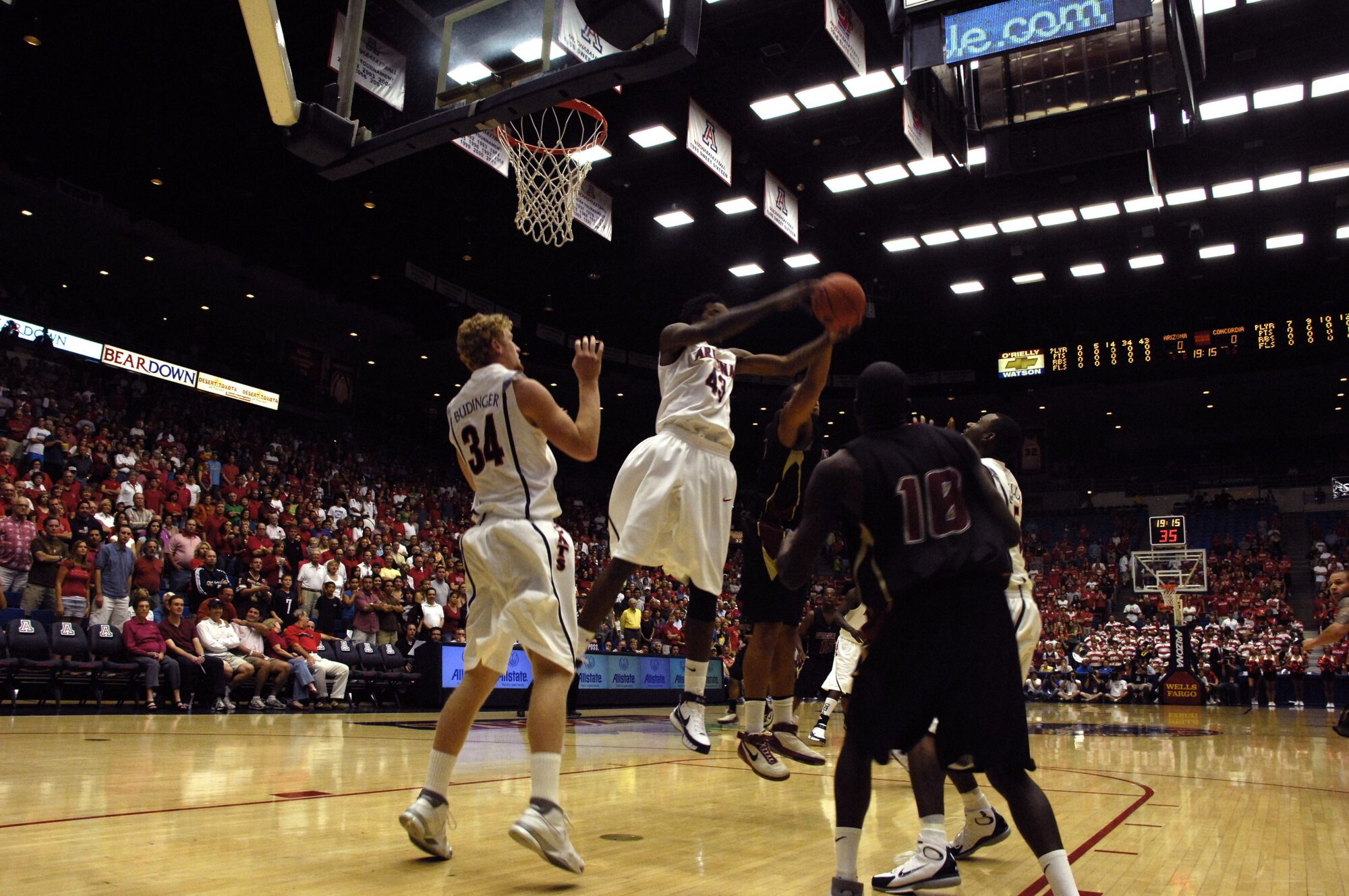 UA vs Concordia Basketball 11-04-07