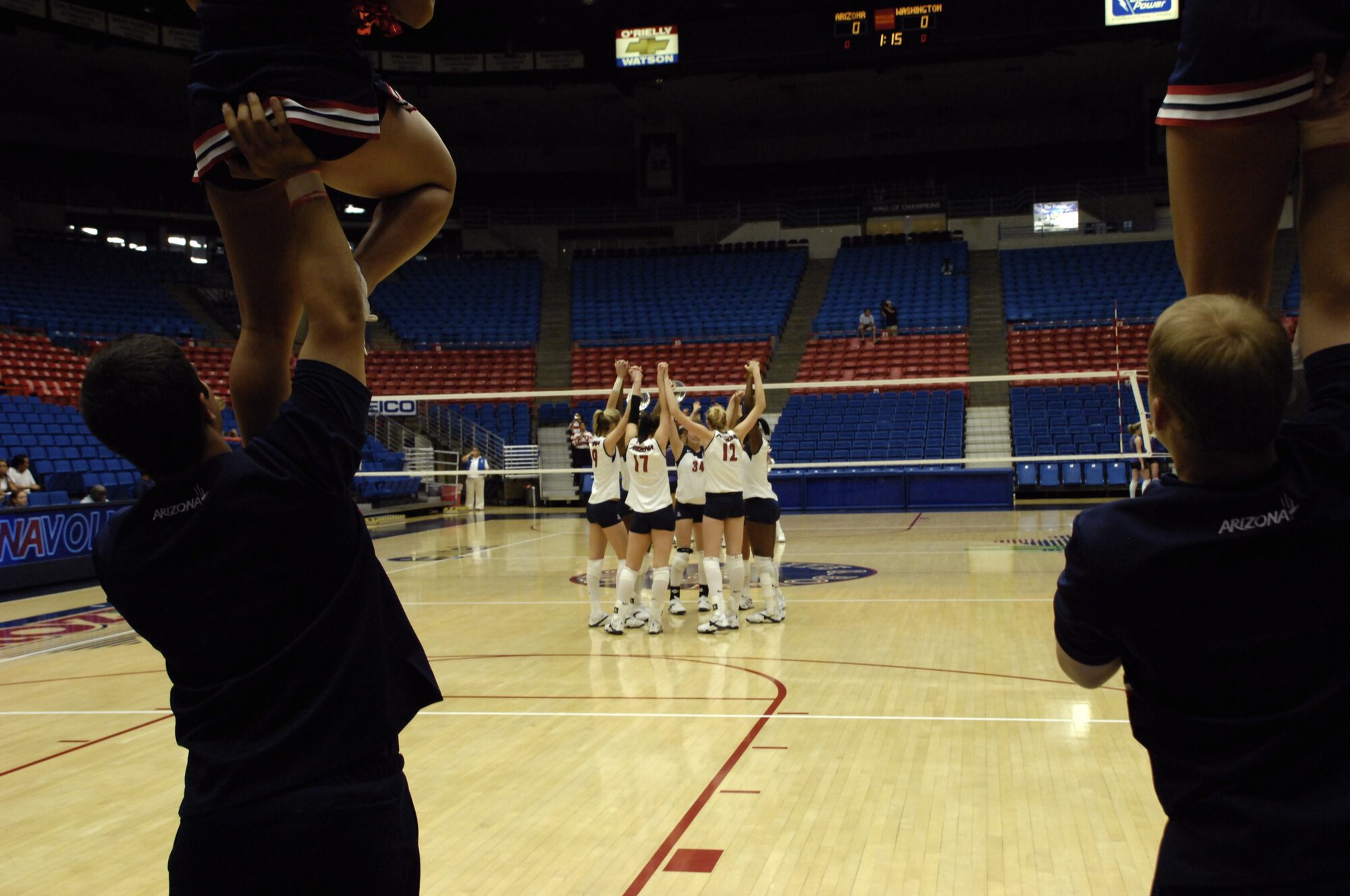 UA Volleyball vs Washington State 11-01-07