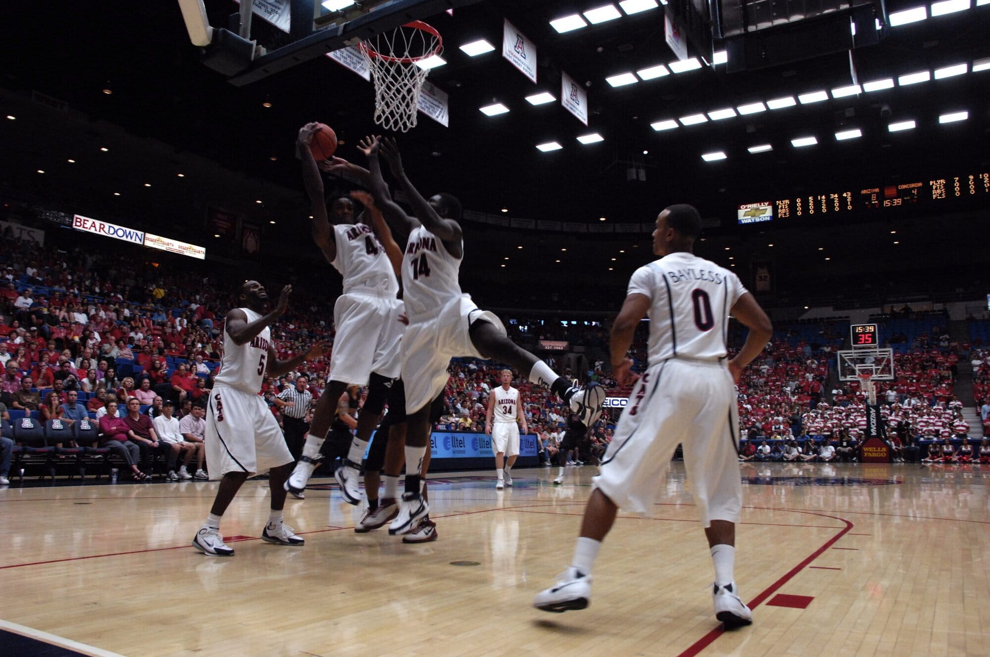 UA vs Concordia Basketball 11-04-07