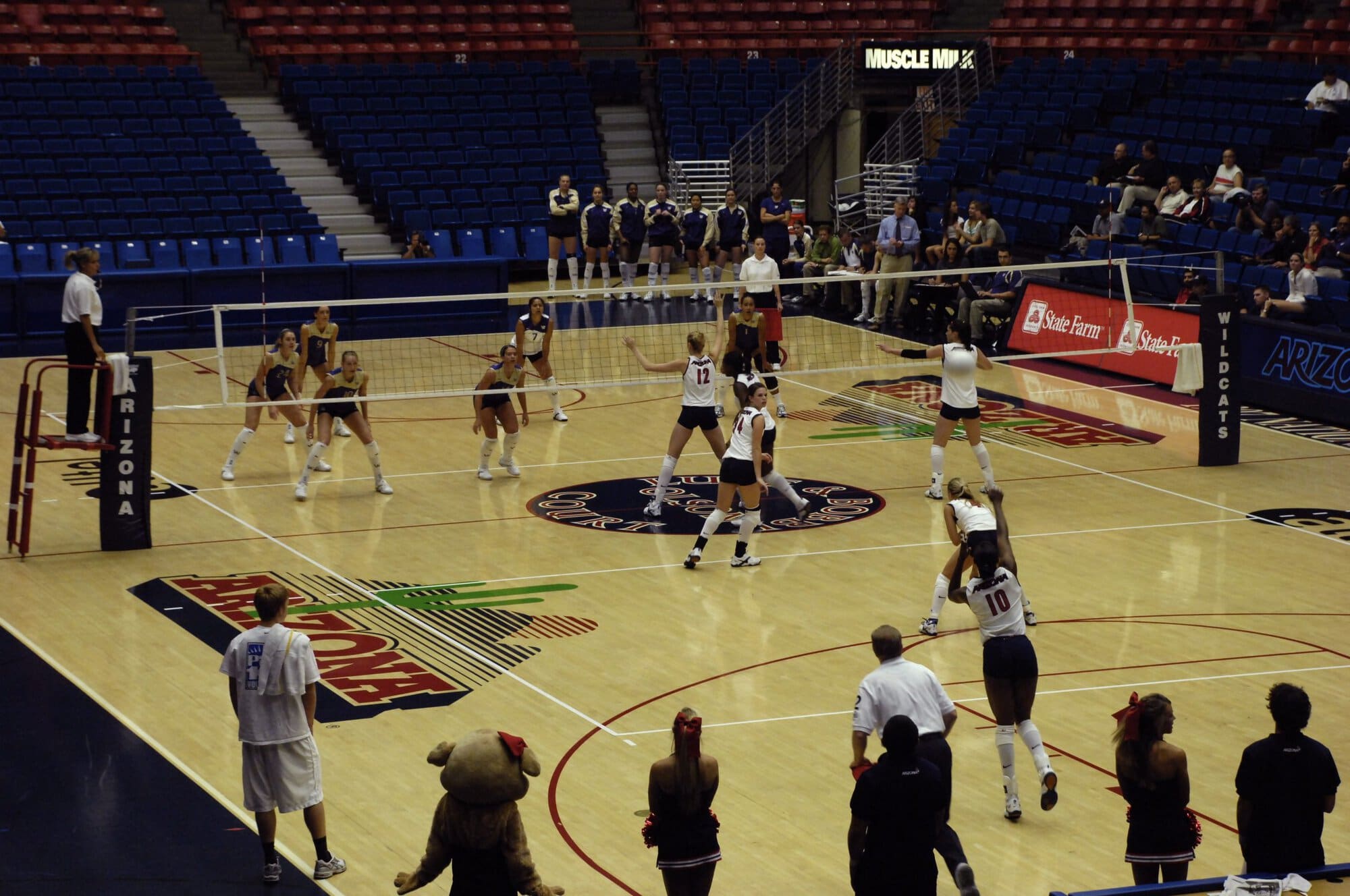 UA Volleyball vs Washington State 11-01-07