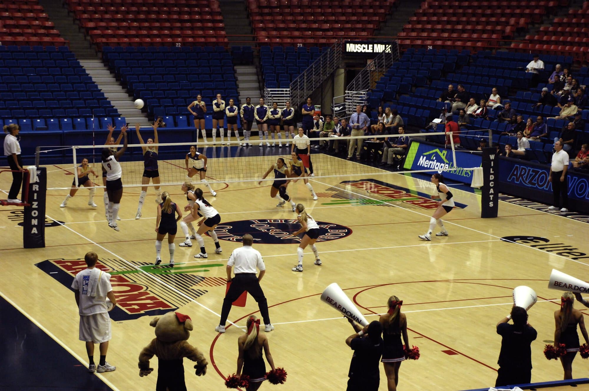 UA Volleyball vs Washington State 11-01-07