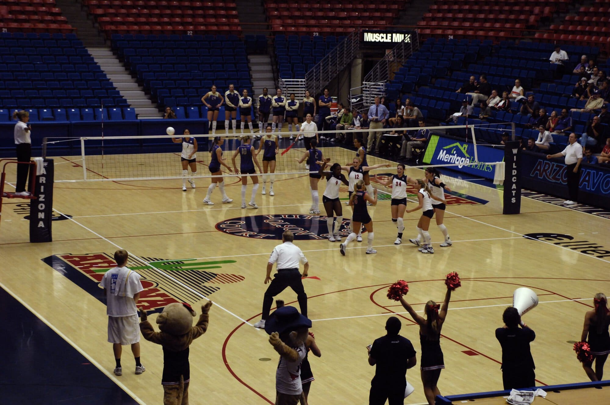 UA Volleyball vs Washington State 11-01-07