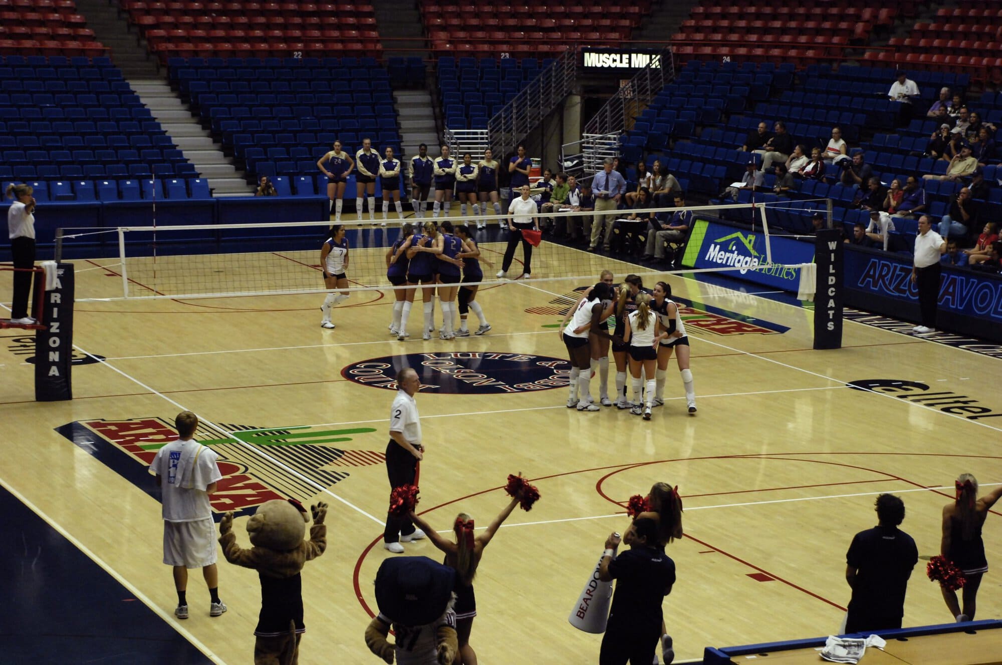 UA Volleyball vs Washington State 11-01-07