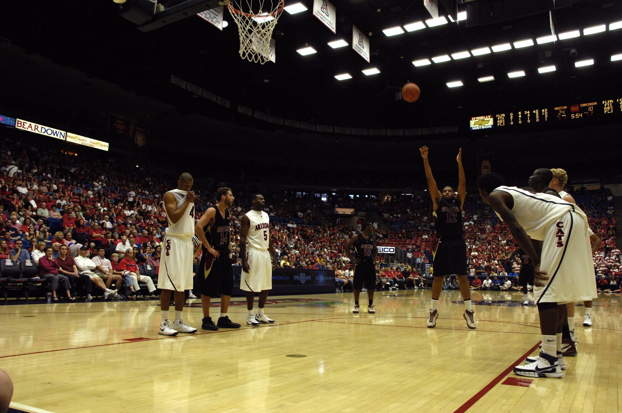 UA vs Concordia Basketball 11-04-07