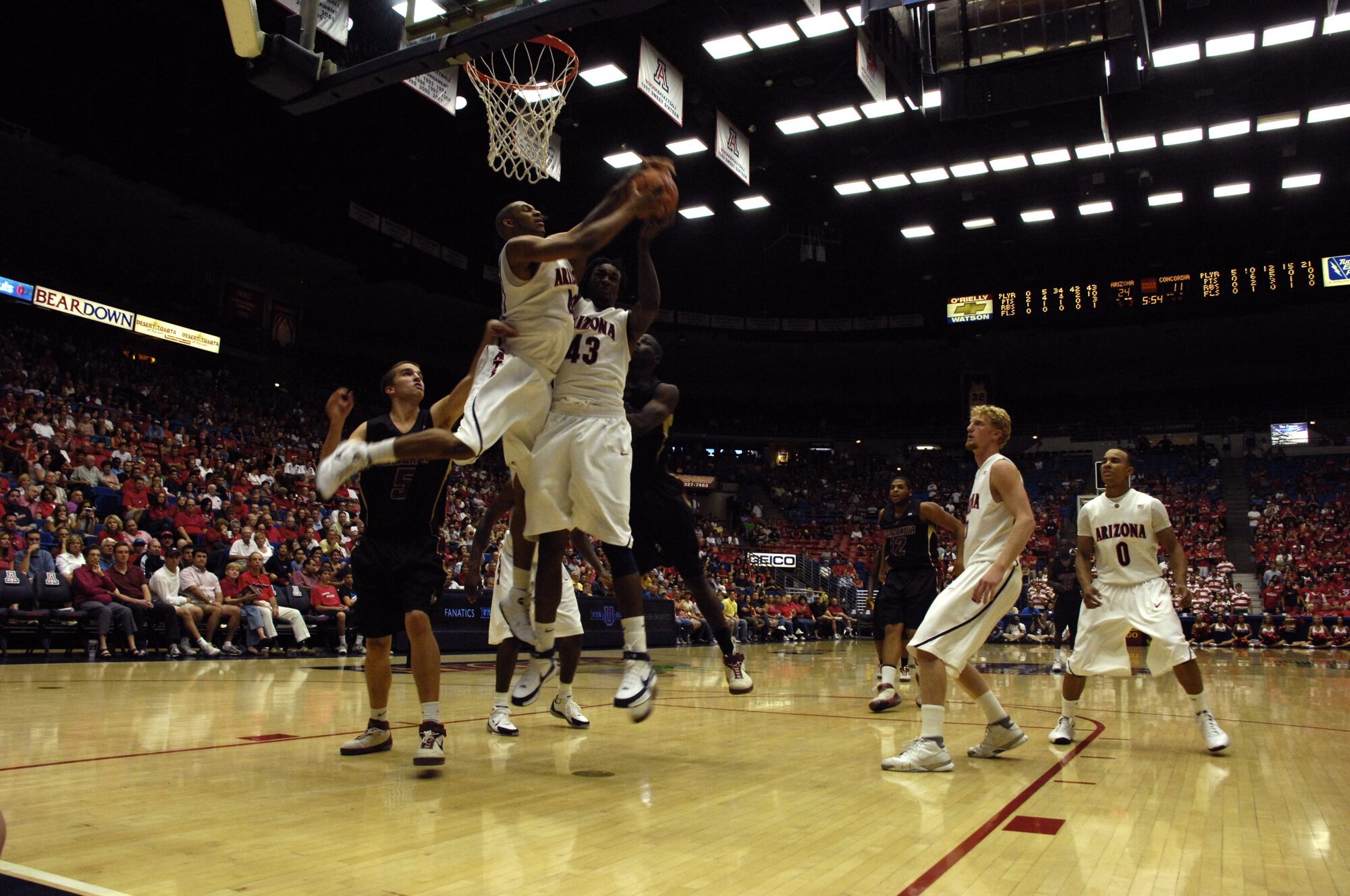 UA vs Concordia Basketball 11-04-07