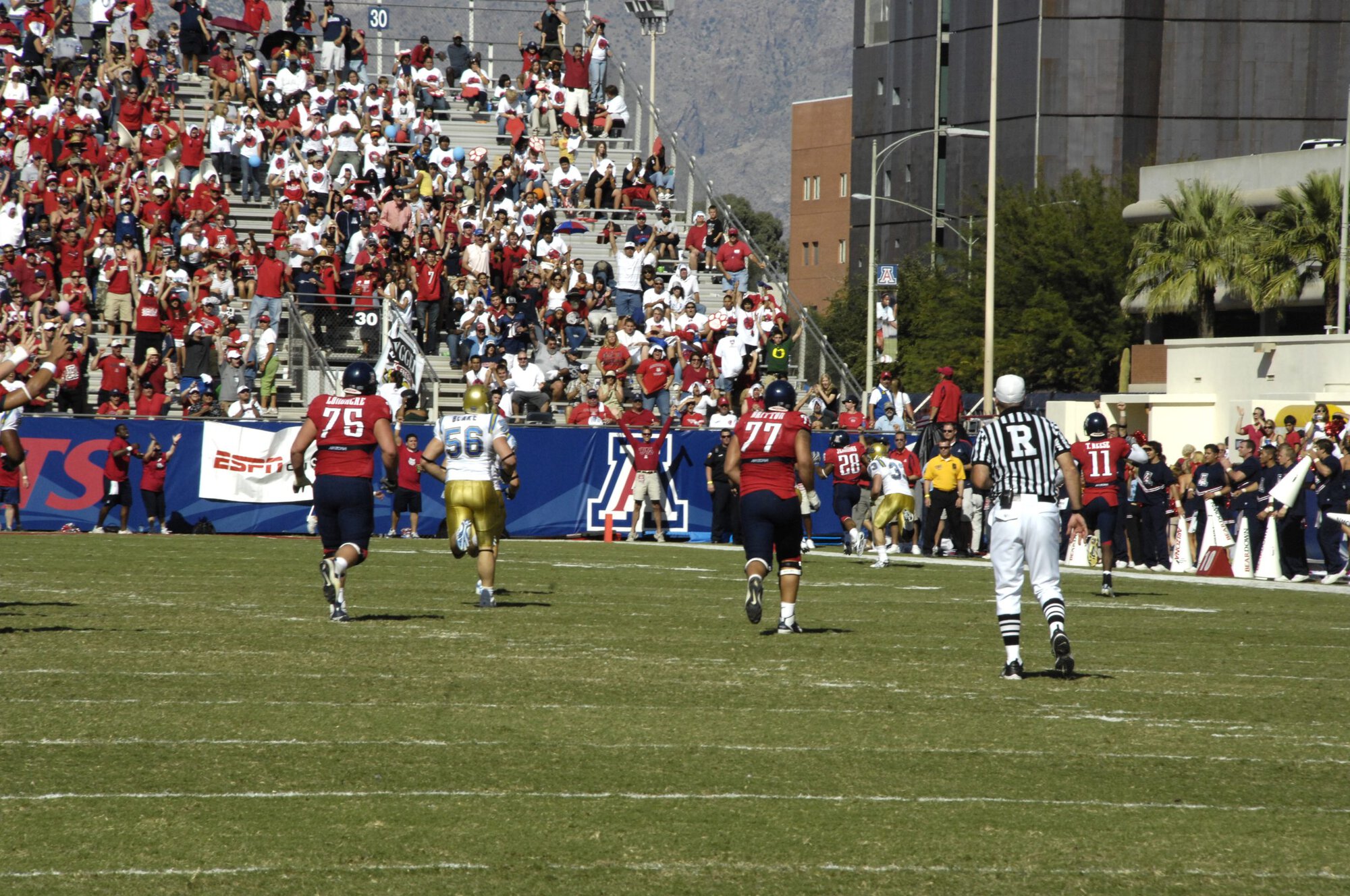 UA vs UCLA Football Game 11-03-07