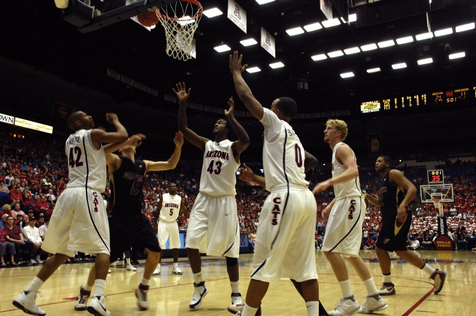 UA vs Concordia Basketball 11-04-07