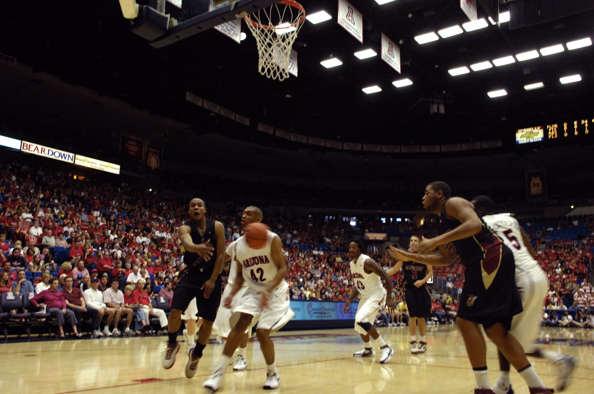 UA vs Concordia Basketball 11-04-07