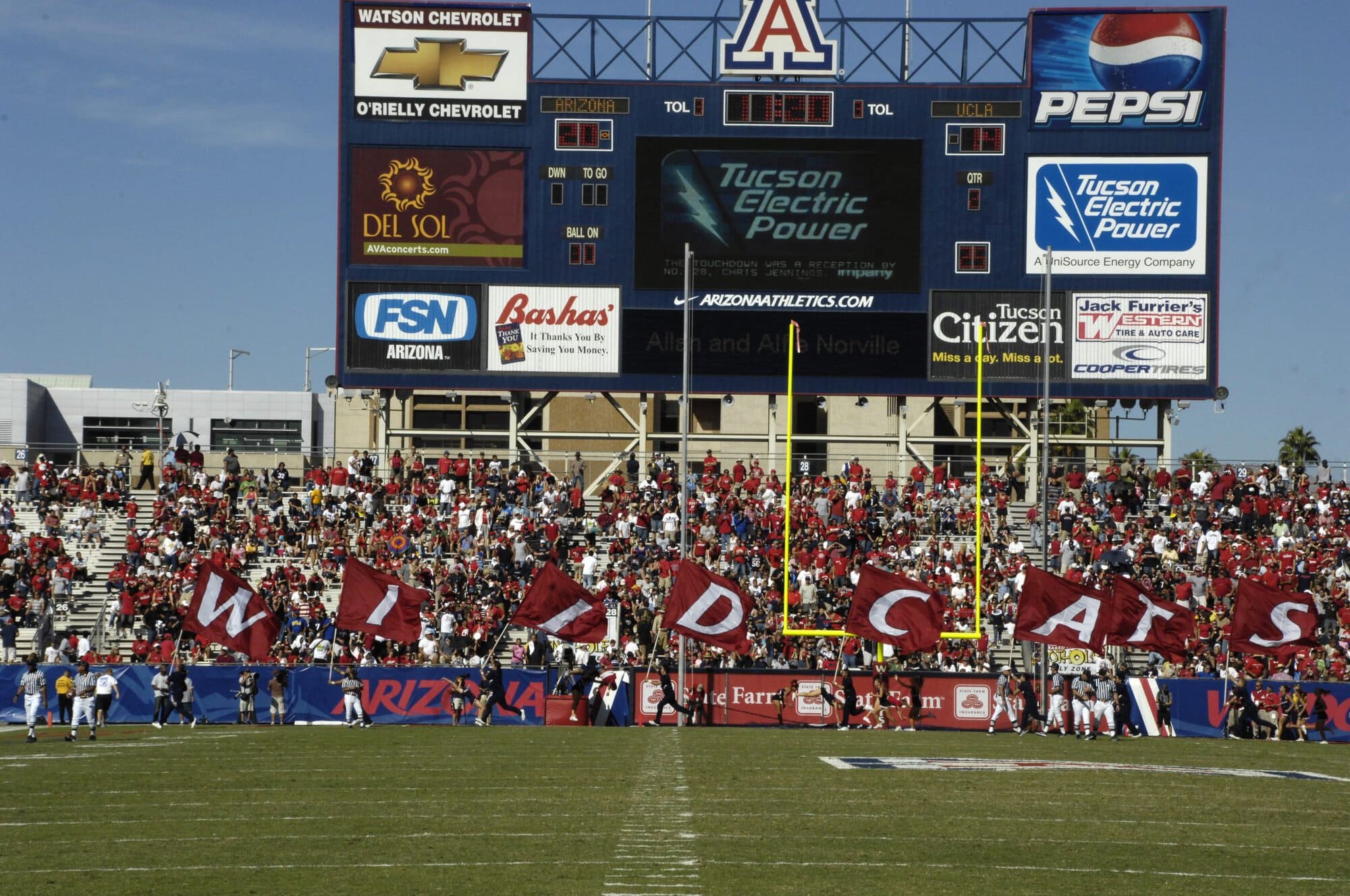 UA vs UCLA Football Game 11-03-07