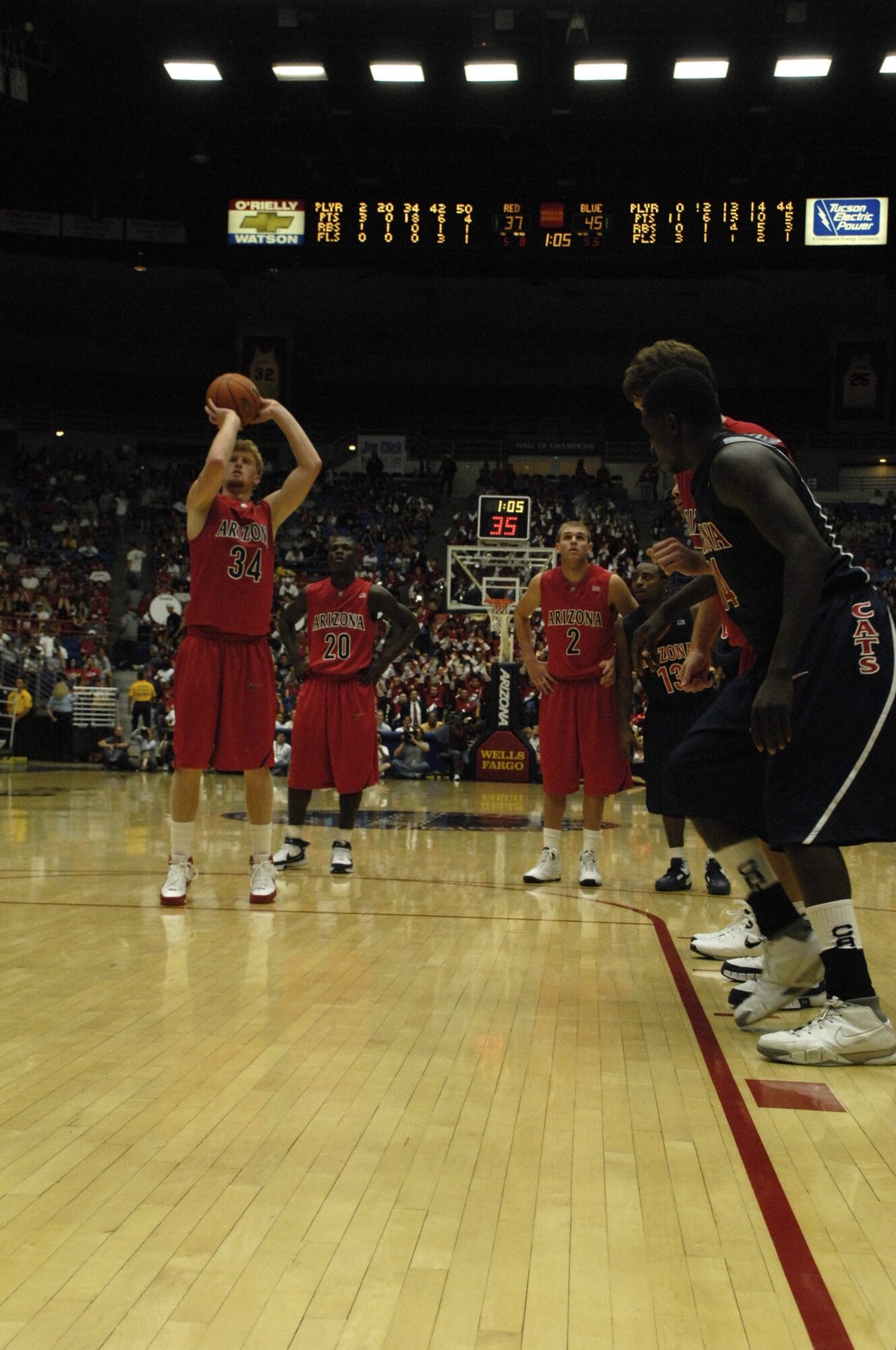 UA Red-Blue Basketball Game 10-30-07