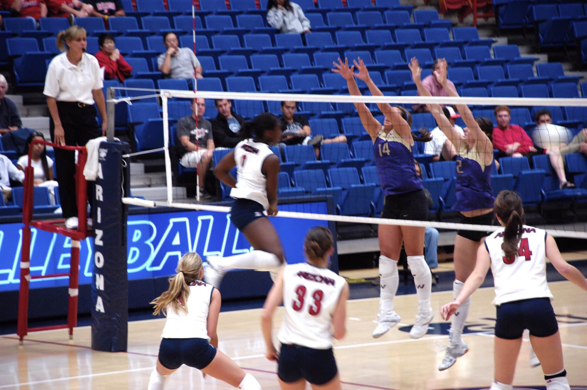 UA Volleyball vs Washington State 11-01-07
