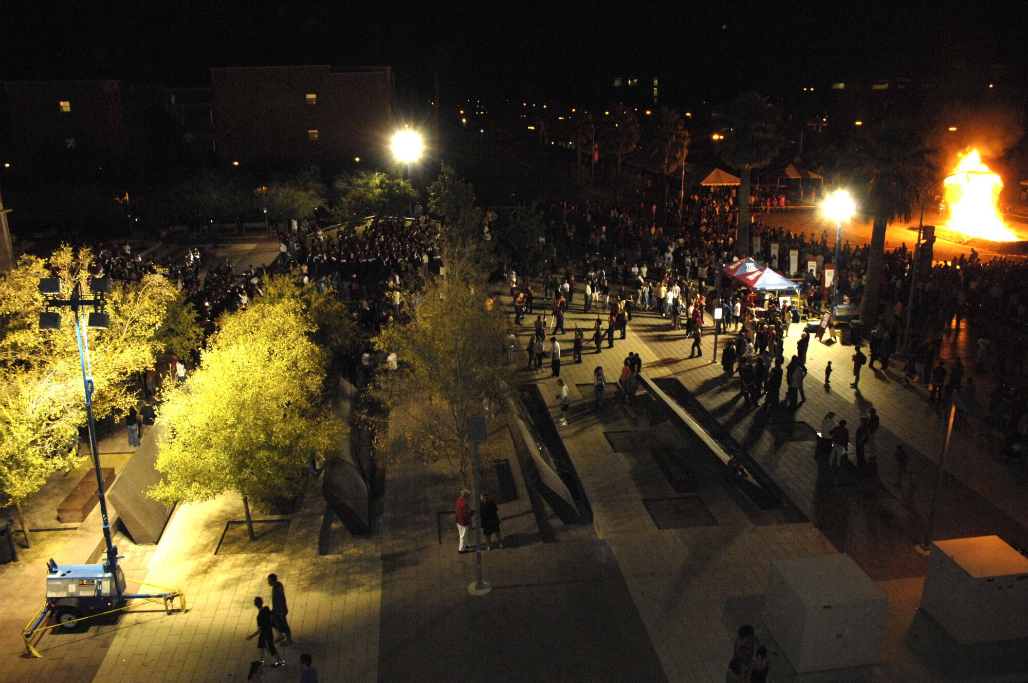 Homecoming Bonfire and Rally 11-02-07
