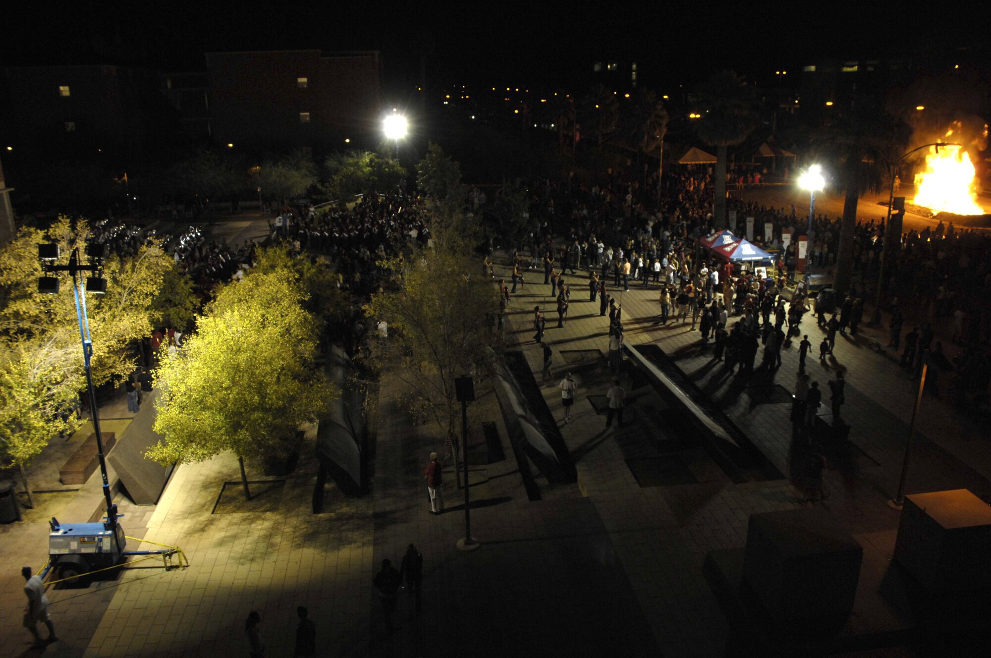 Homecoming Bonfire and Rally 11-02-07