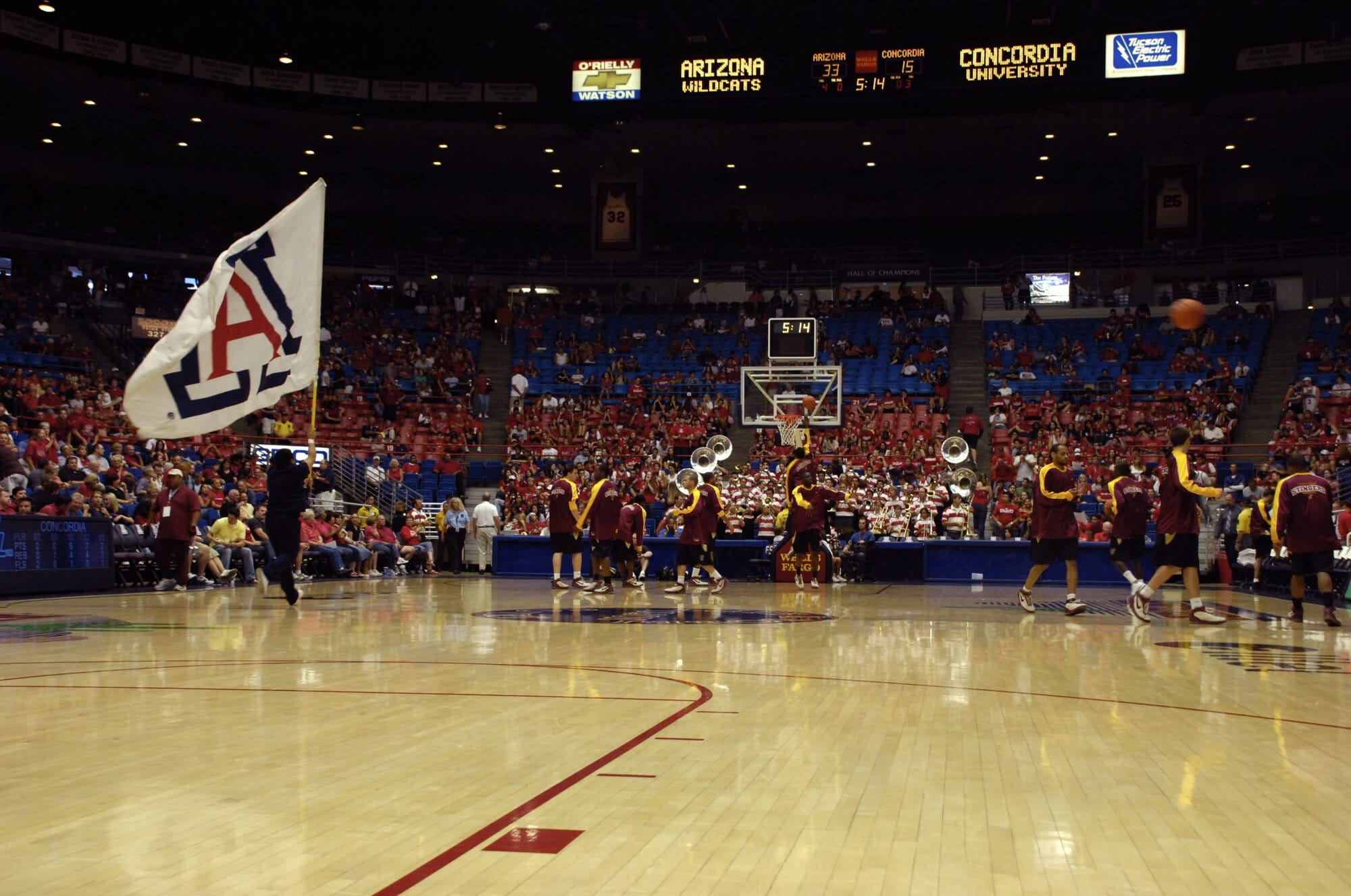 UA vs Concordia Basketball 11-04-07