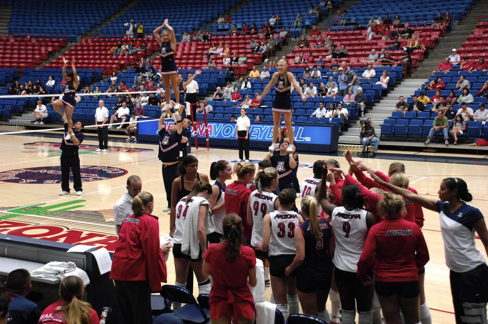 UA Volleyball vs Washington State 11-01-07