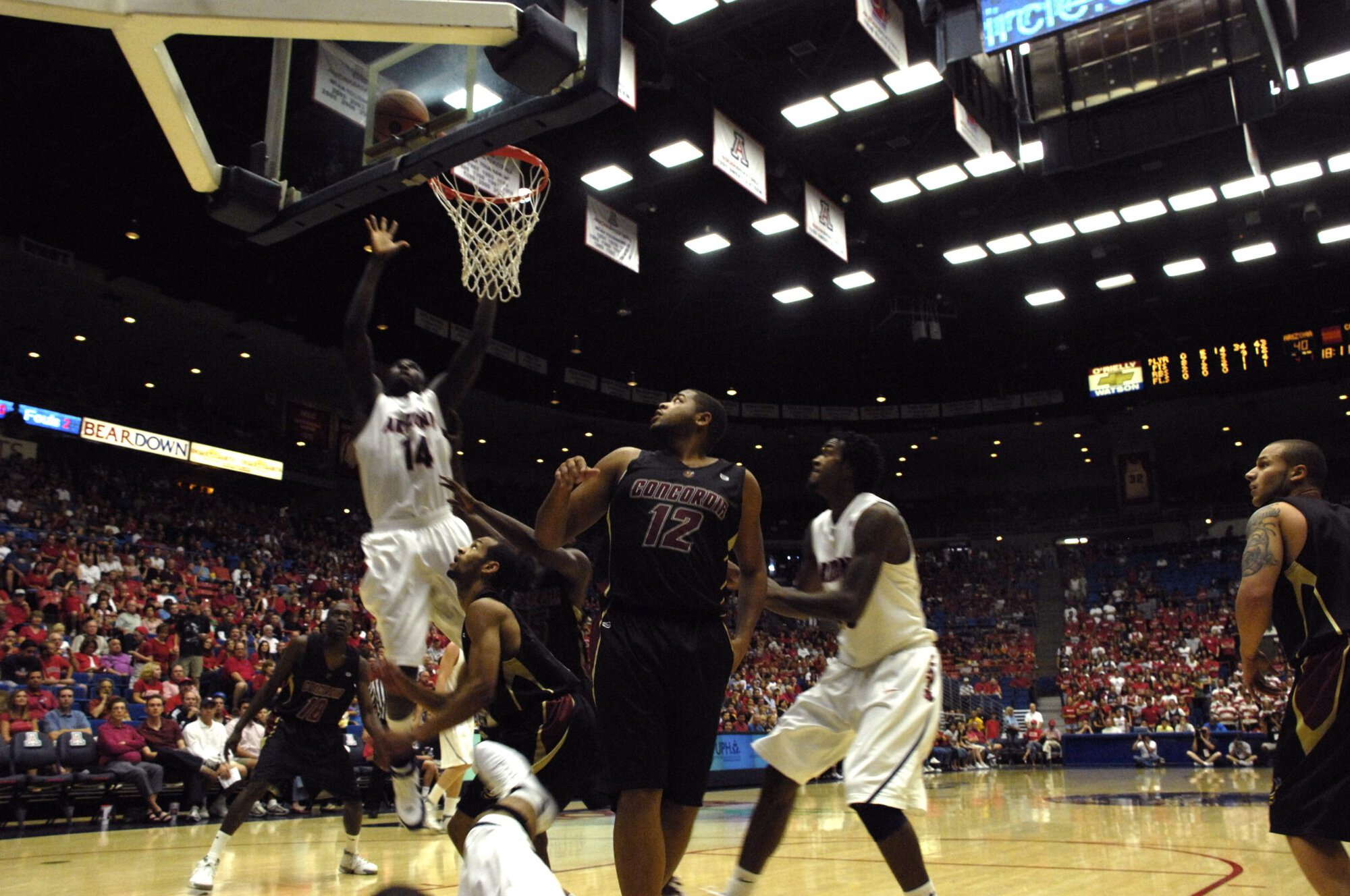 UA vs Concordia Basketball 11-04-07