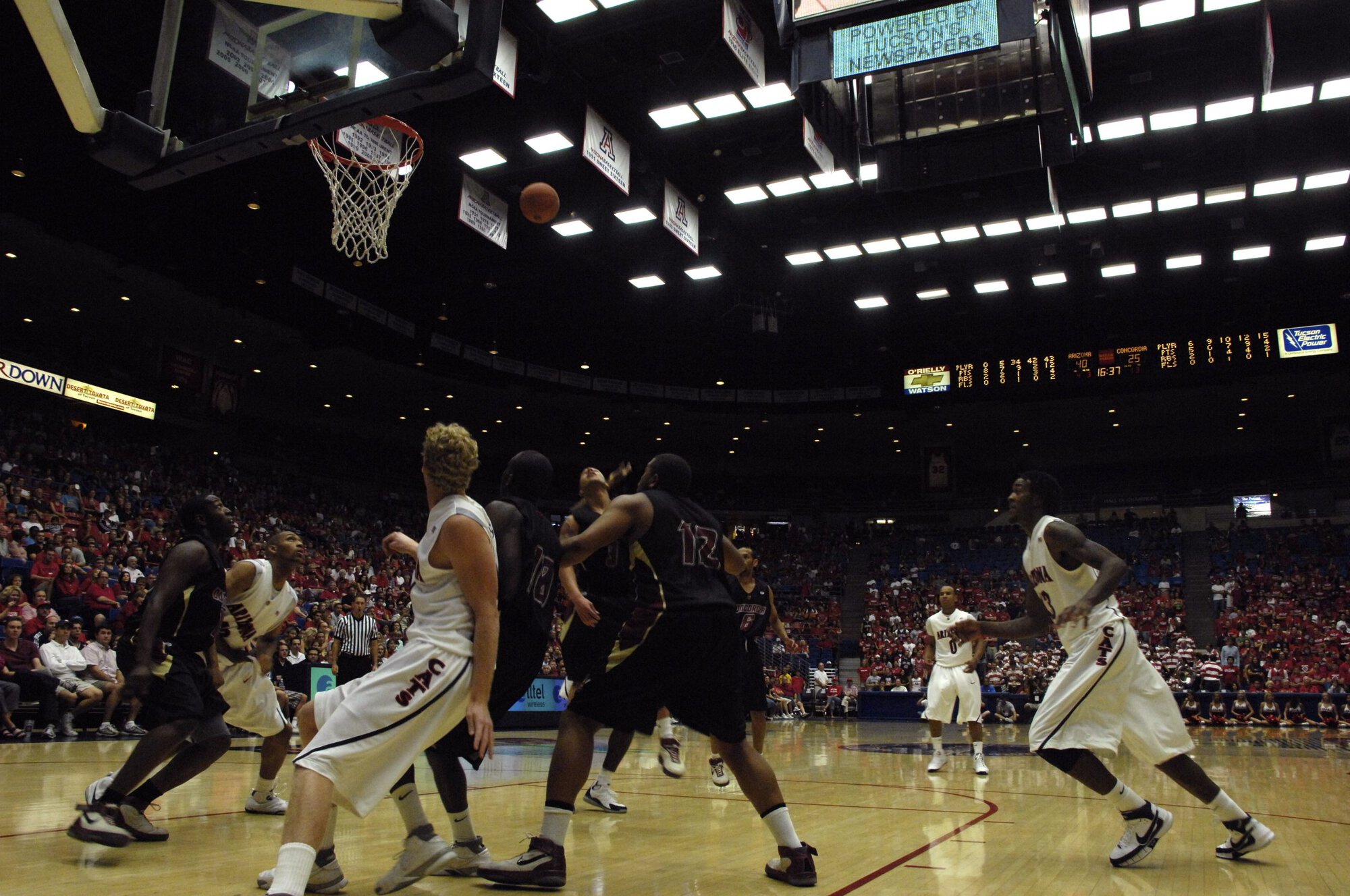 UA vs Concordia Basketball 11-04-07