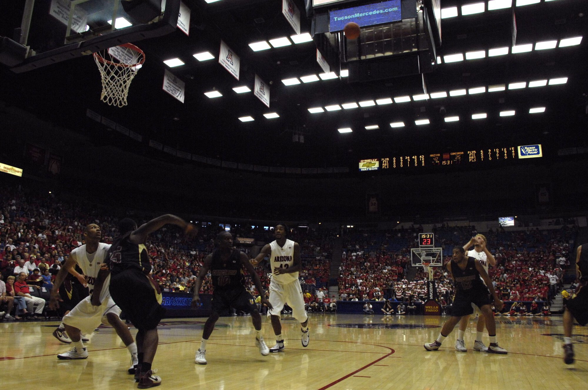 UA vs Concordia Basketball 11-04-07