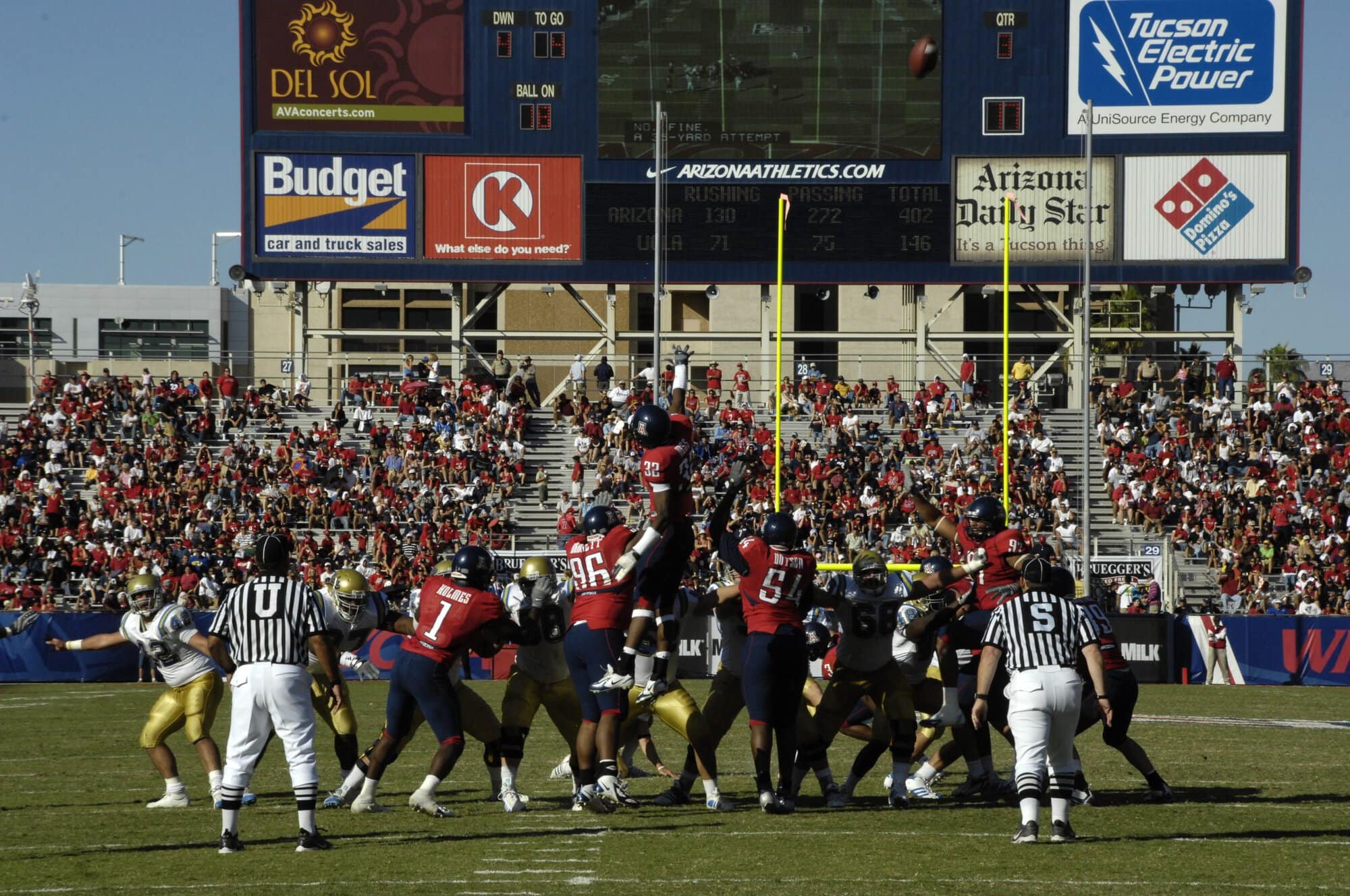 UA vs UCLA Football Game 11-03-07