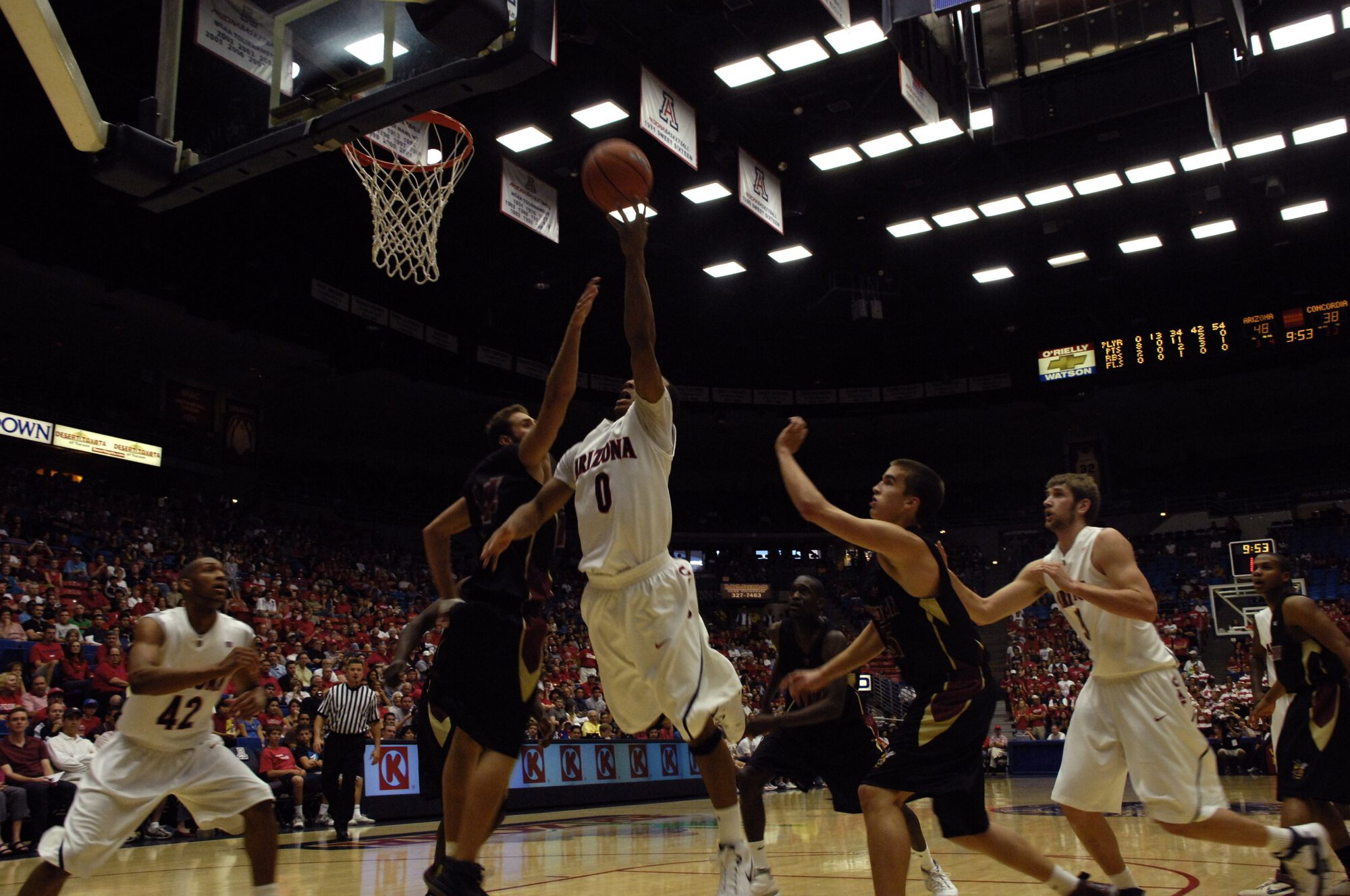 UA vs Concordia Basketball 11-04-07