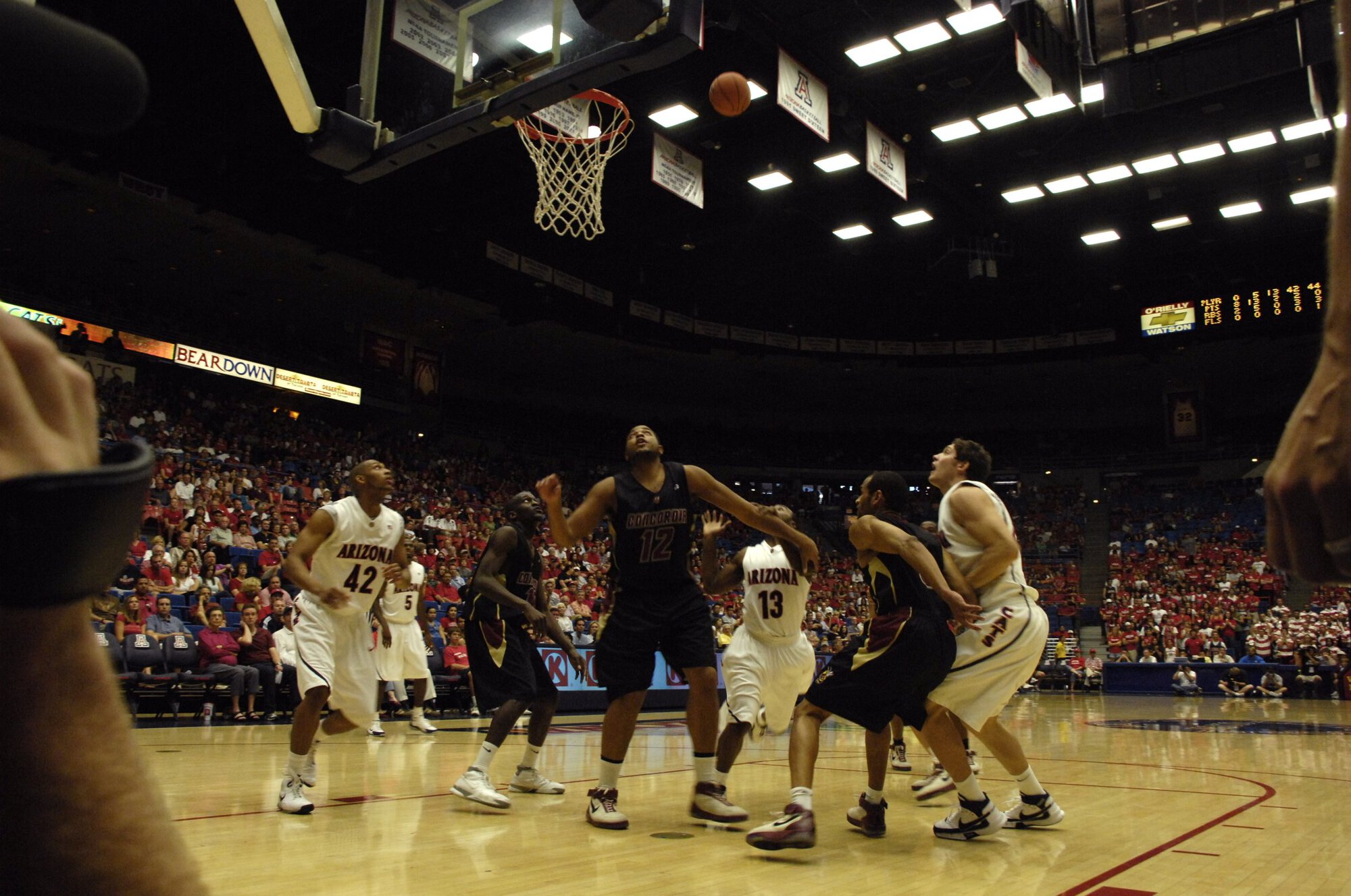 UA vs Concordia Basketball 11-04-07