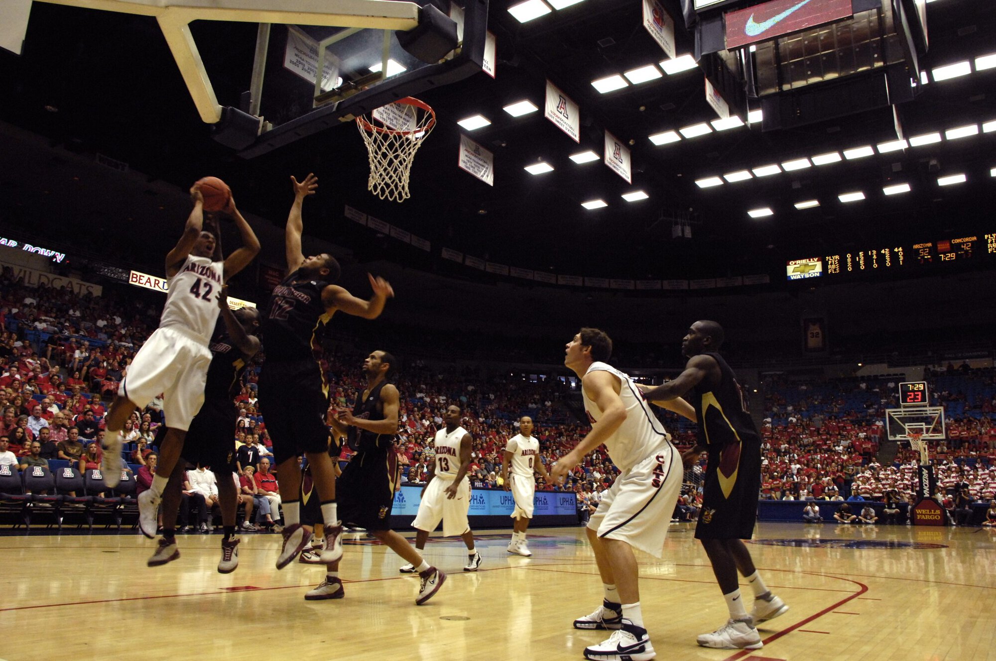 UA vs Concordia Basketball 11-04-07