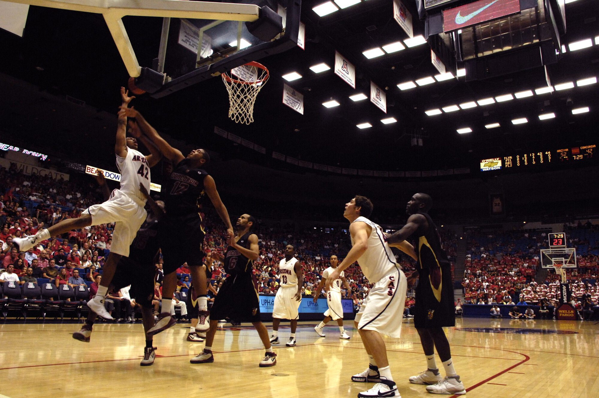 UA vs Concordia Basketball 11-04-07