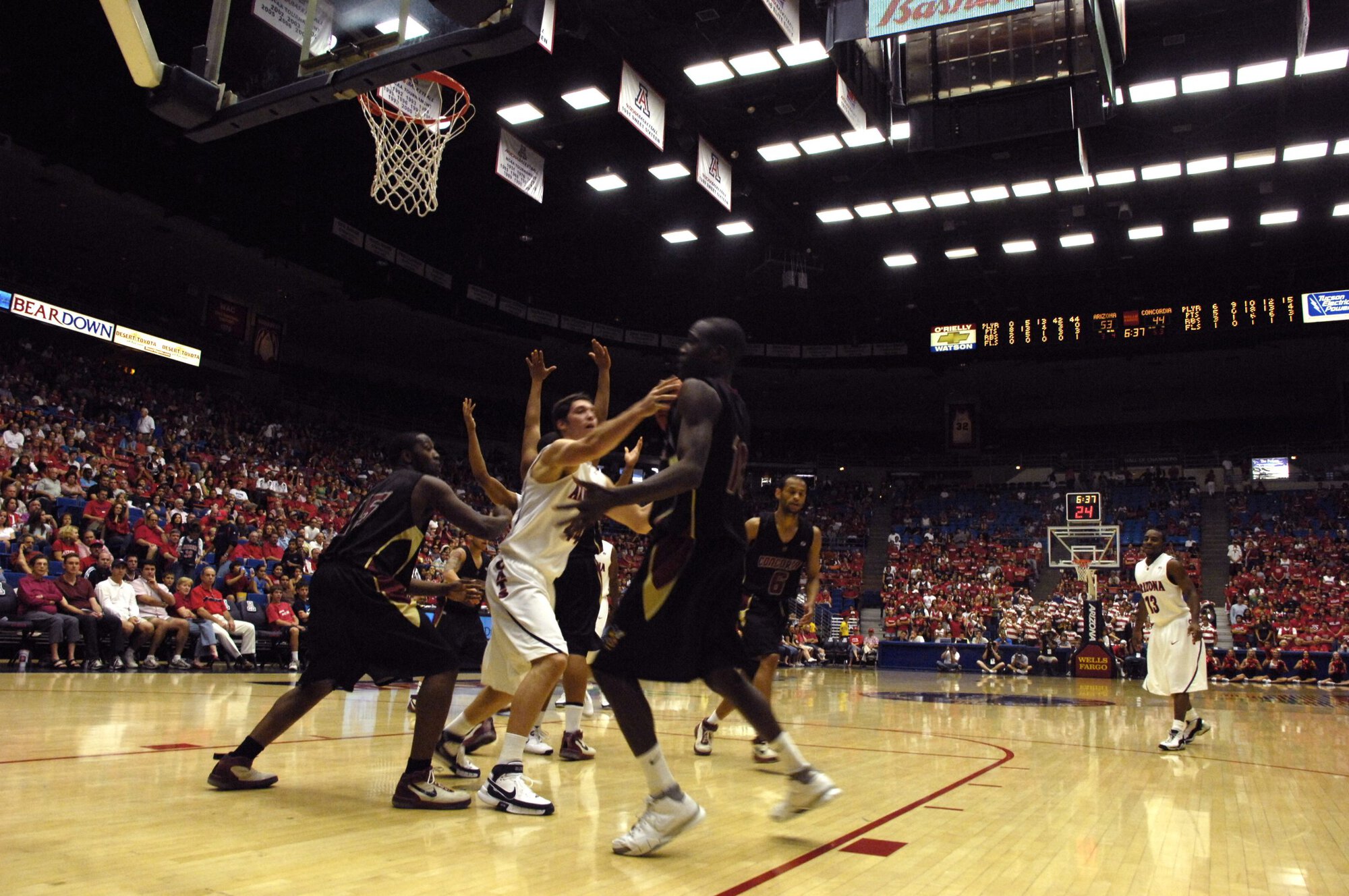 UA vs Concordia Basketball 11-04-07