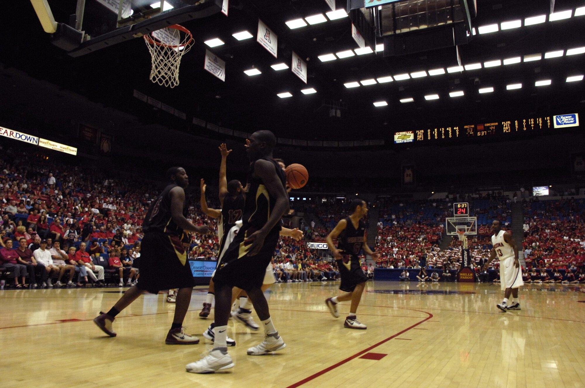 UA vs Concordia Basketball 11-04-07