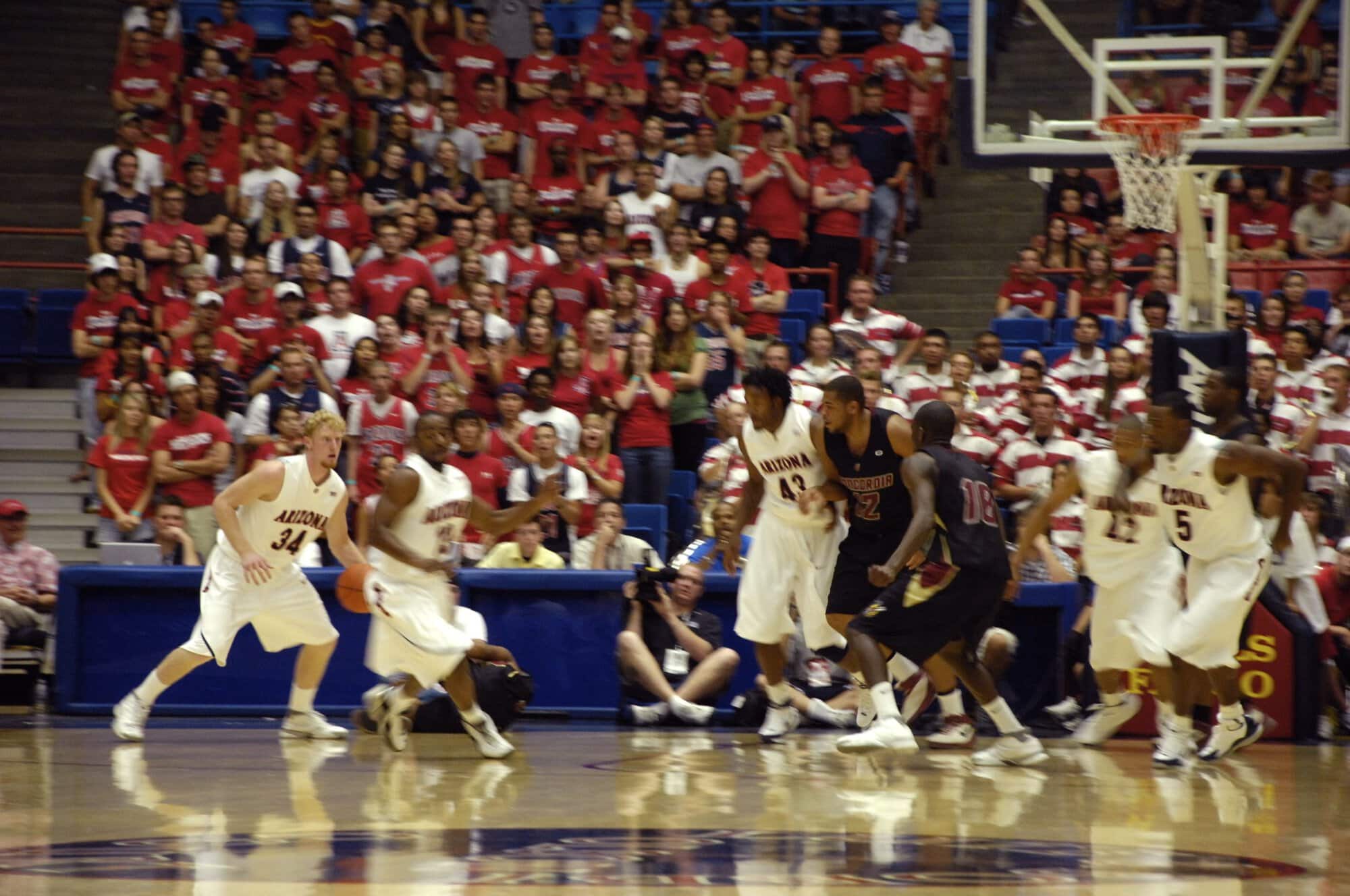 UA vs Concordia Basketball 11-04-07