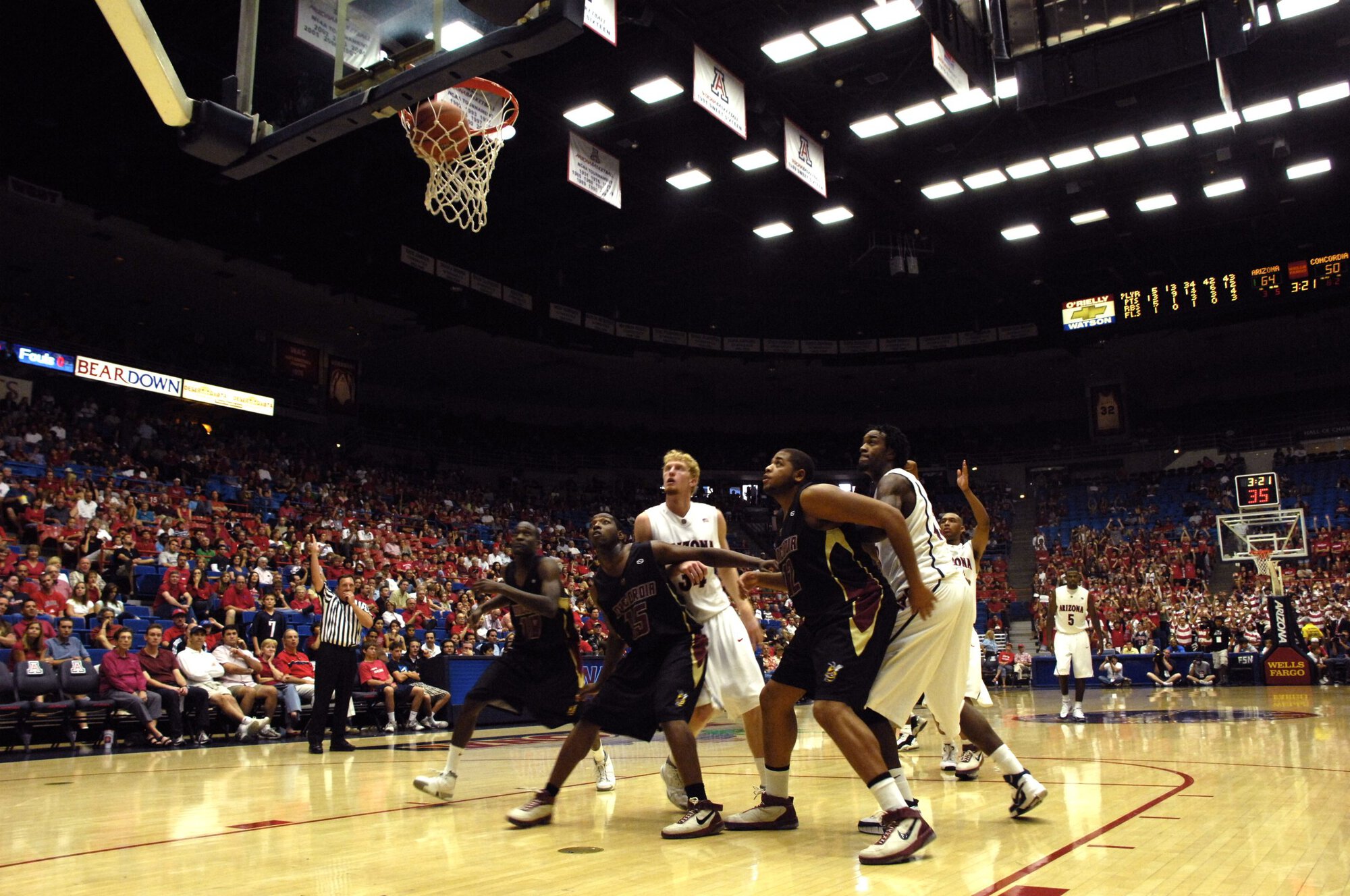 UA vs Concordia Basketball 11-04-07