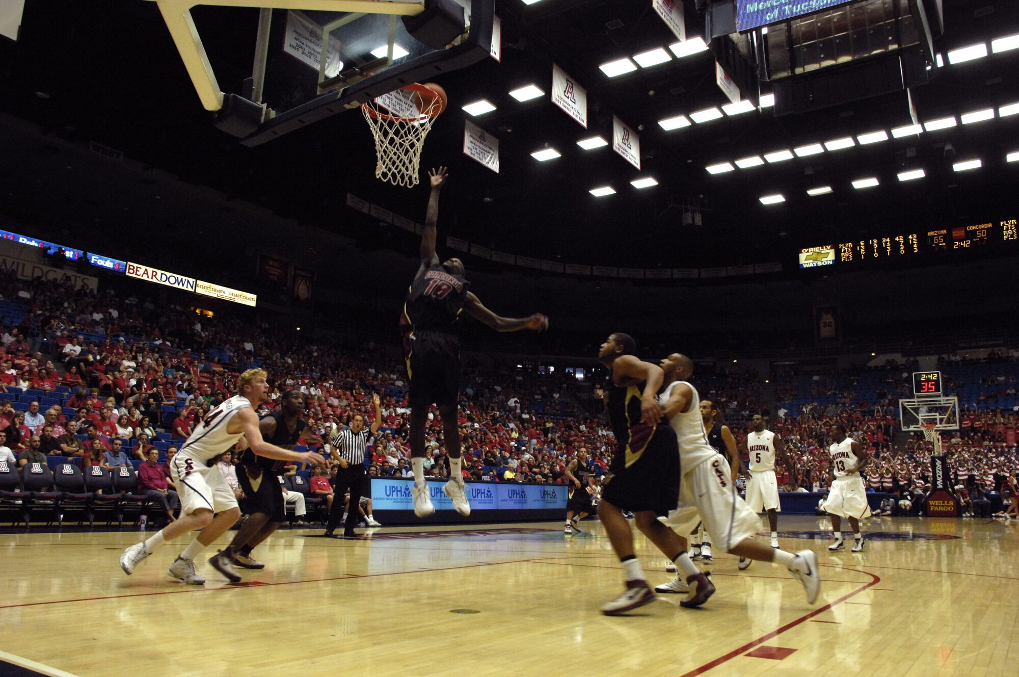 UA vs Concordia Basketball 11-04-07