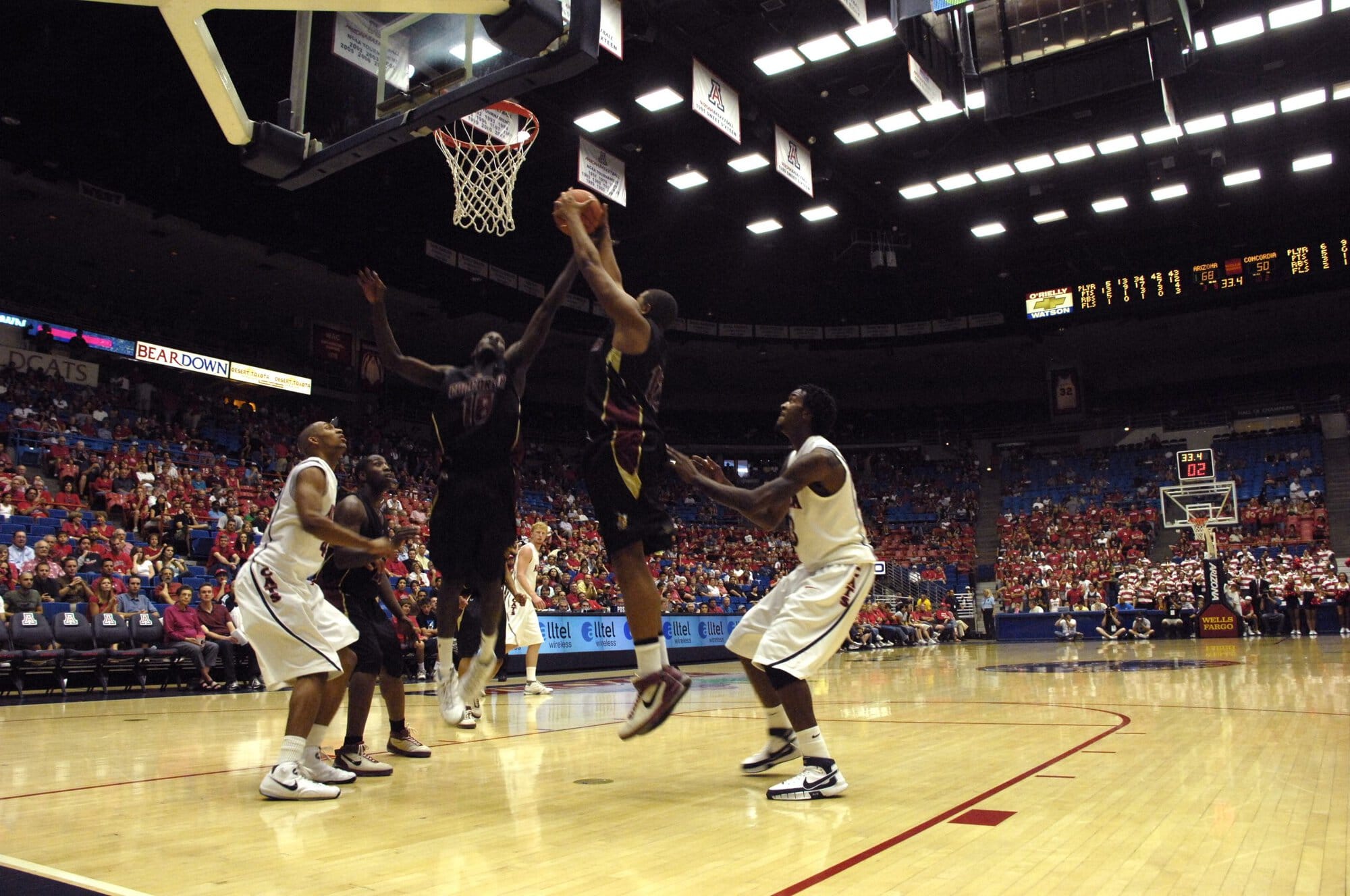UA vs Concordia Basketball 11-04-07