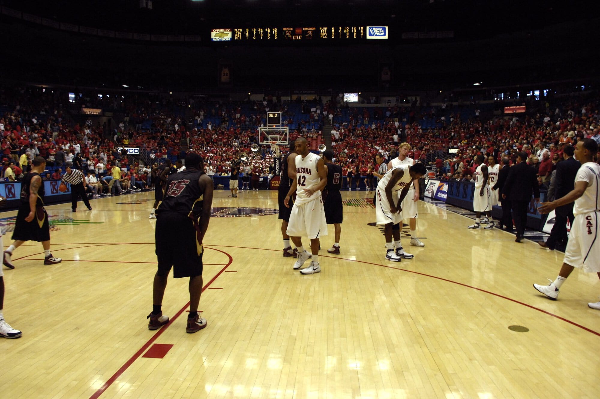 UA vs Concordia Basketball 11-04-07