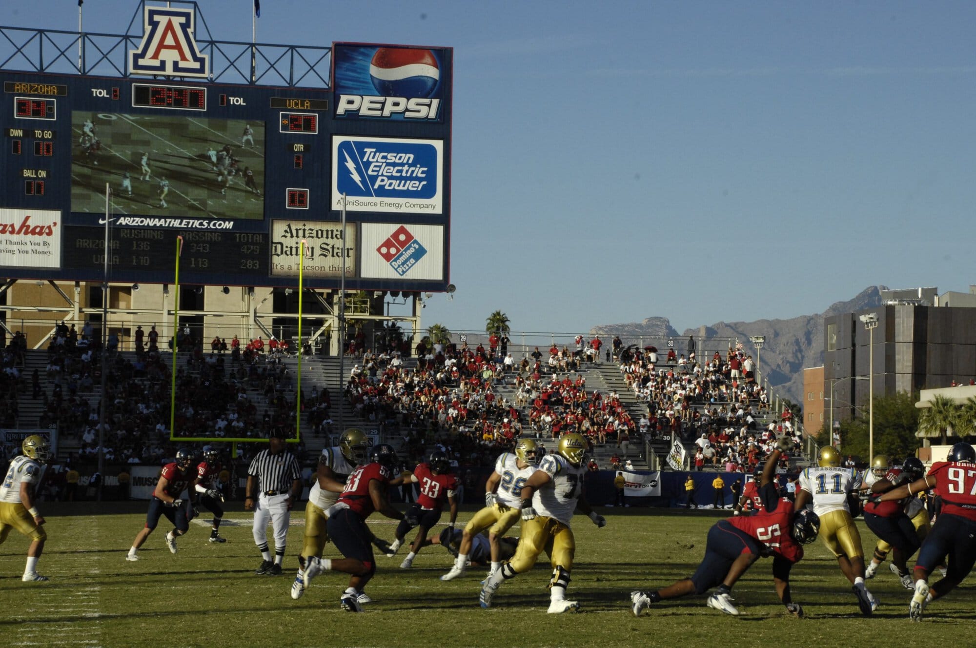 UA vs UCLA Football Game 11-03-07