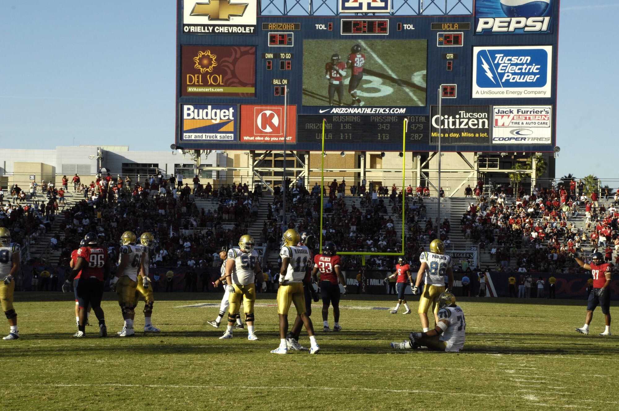 UA vs UCLA Football Game 11-03-07