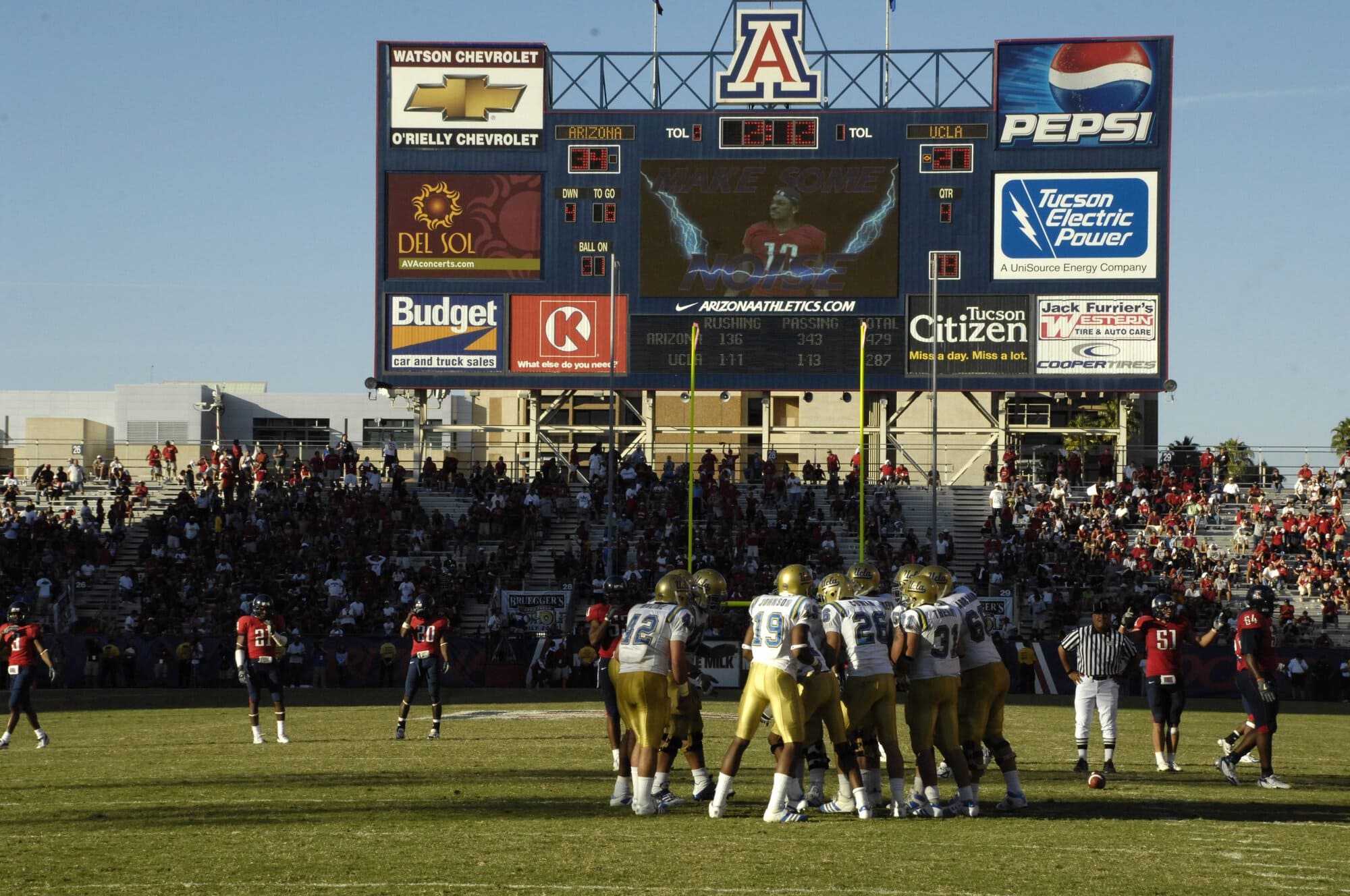 UA vs UCLA Football Game 11-03-07