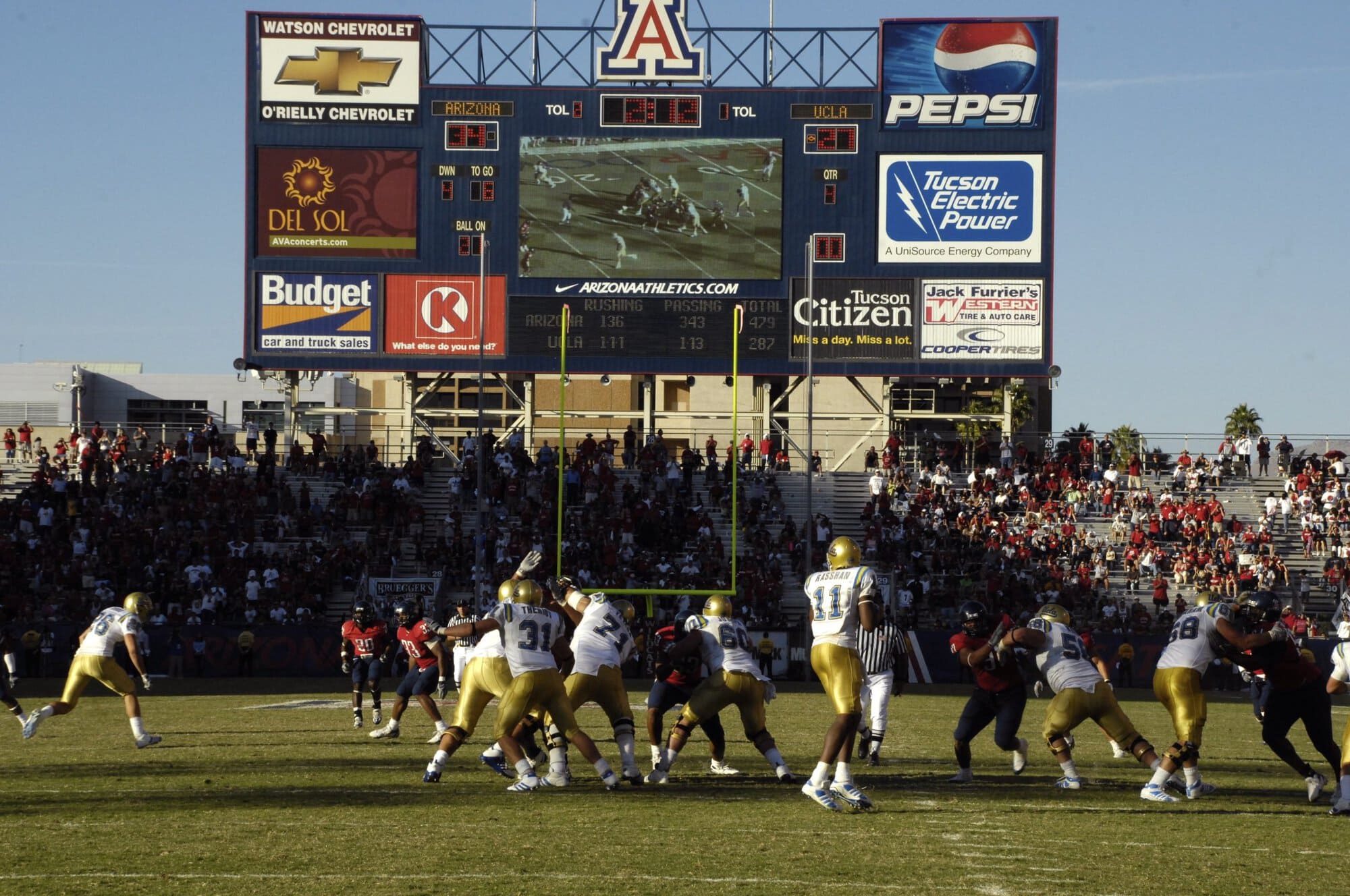 UA vs UCLA Football Game 11-03-07