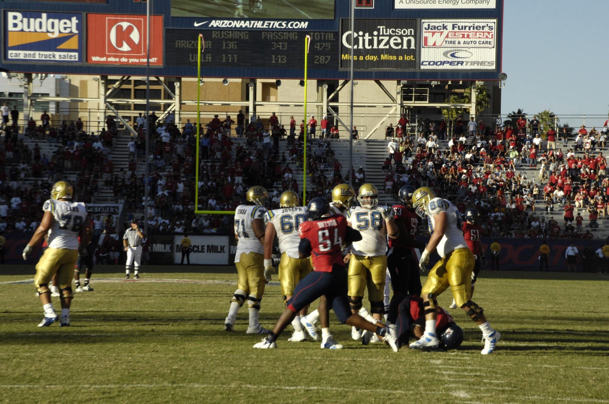 UA vs UCLA Football Game 11-03-07