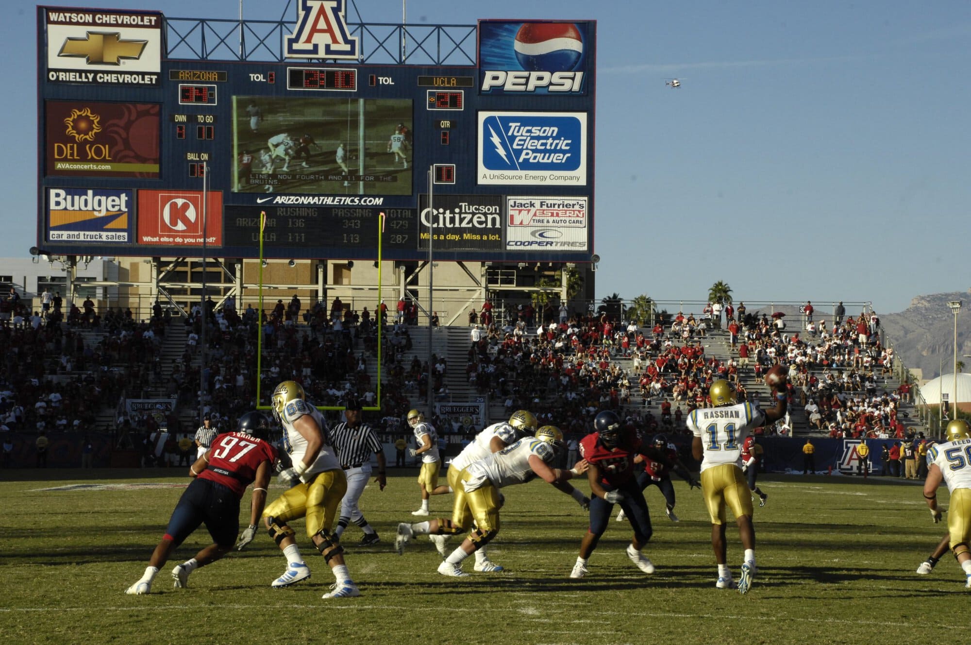 UA vs UCLA Football Game 11-03-07