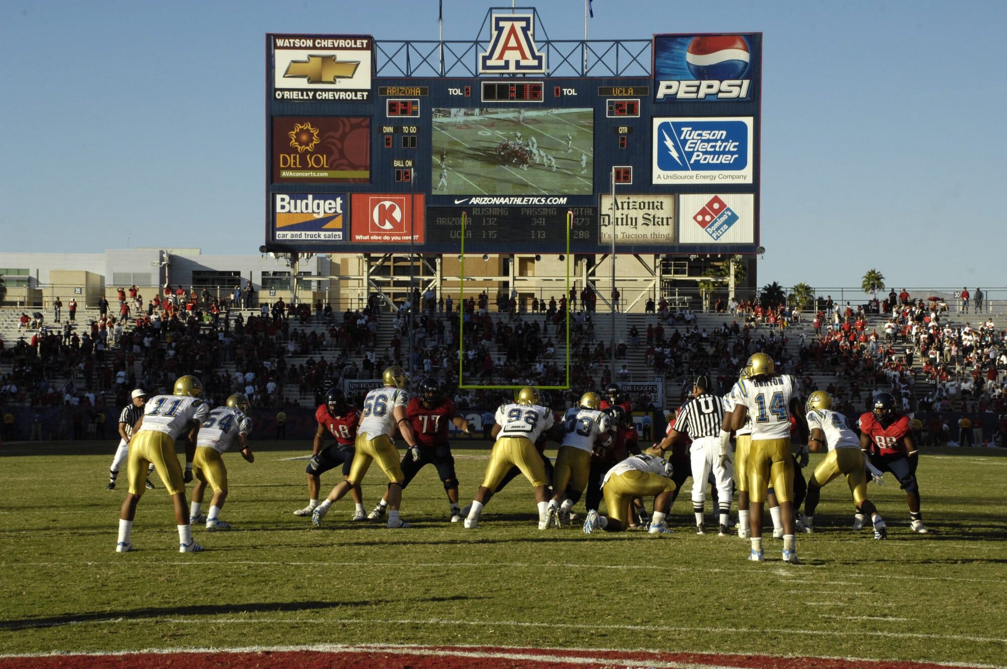 UA vs UCLA Football Game 11-03-07