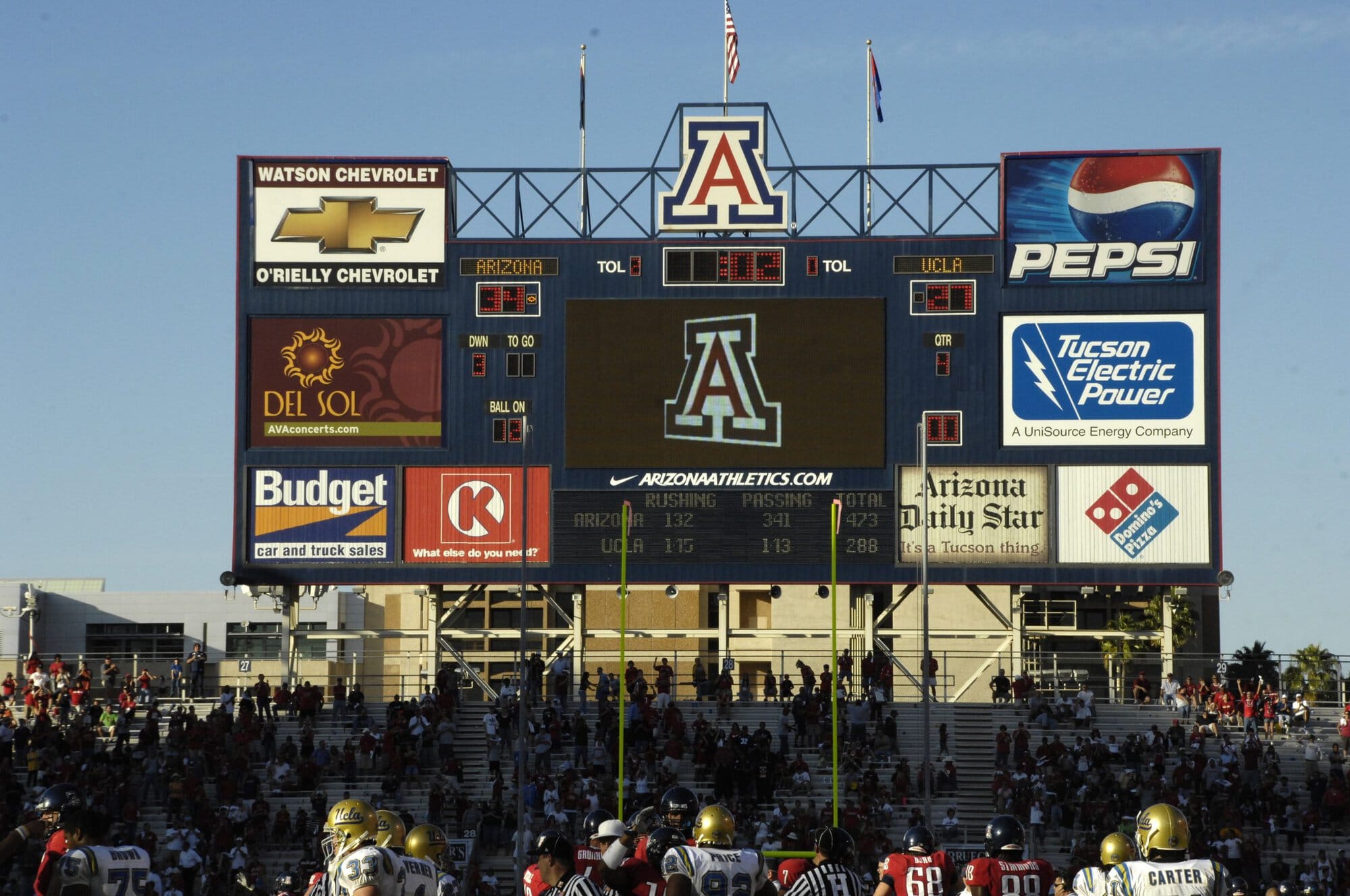 UA vs UCLA Football Game 11-03-07