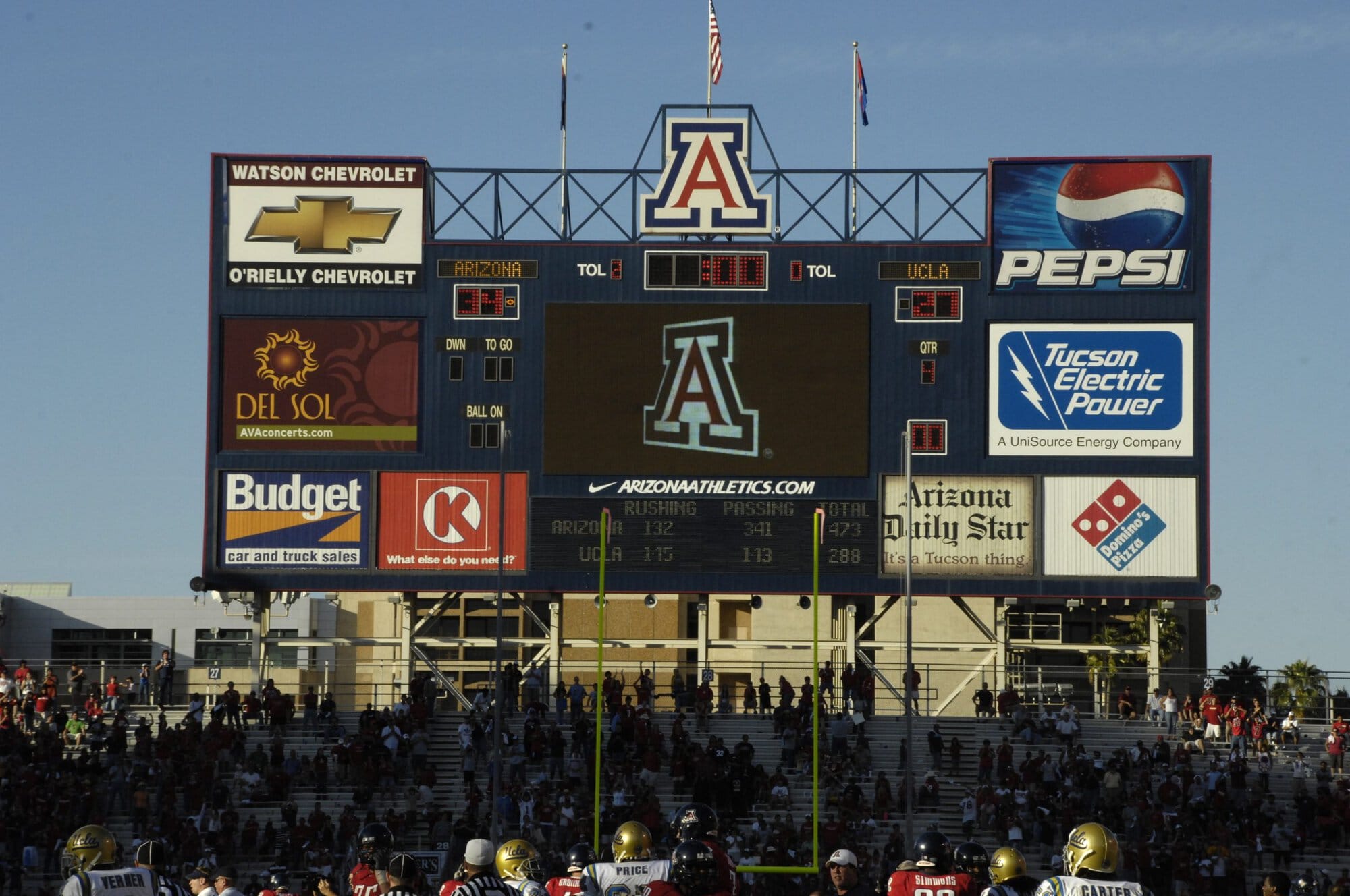 UA vs UCLA Football Game 11-03-07