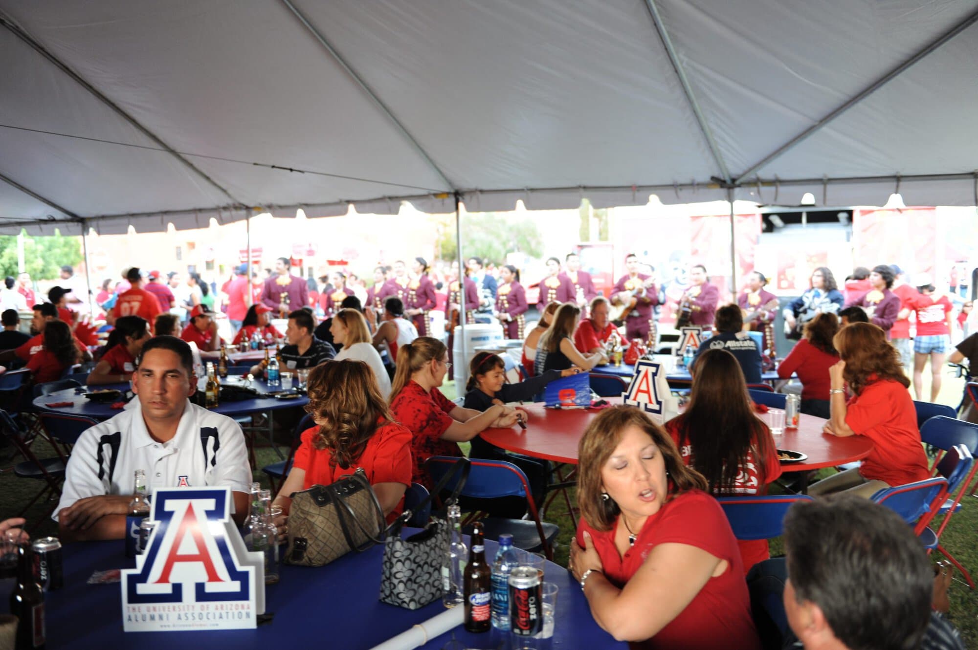Pre-Cal Game Hispanic Alumni Tent