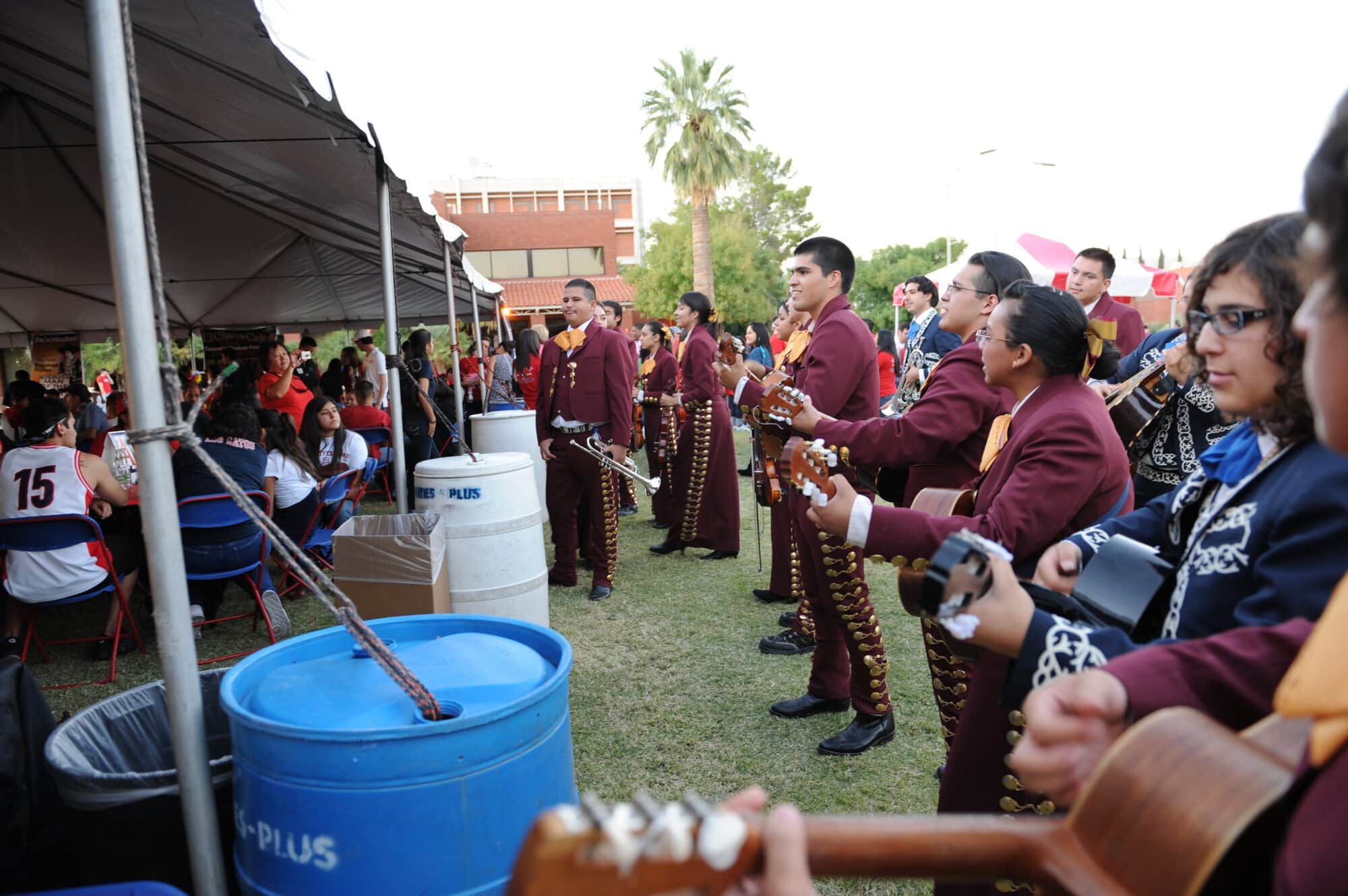 Pre-Cal Game Hispanic Alumni Tent